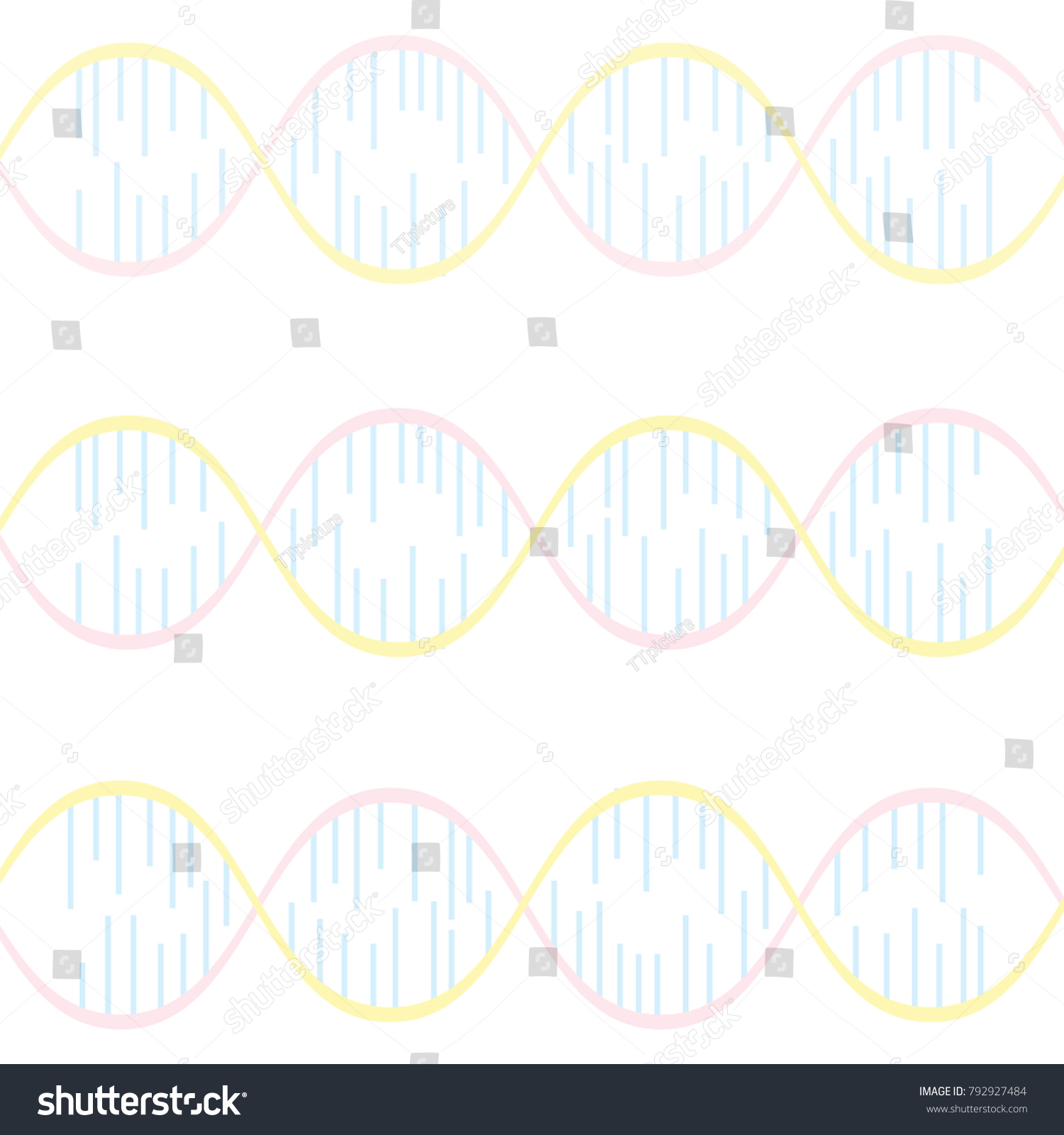 Dna Pastel Background Stock Vector Royalty Free 792927484