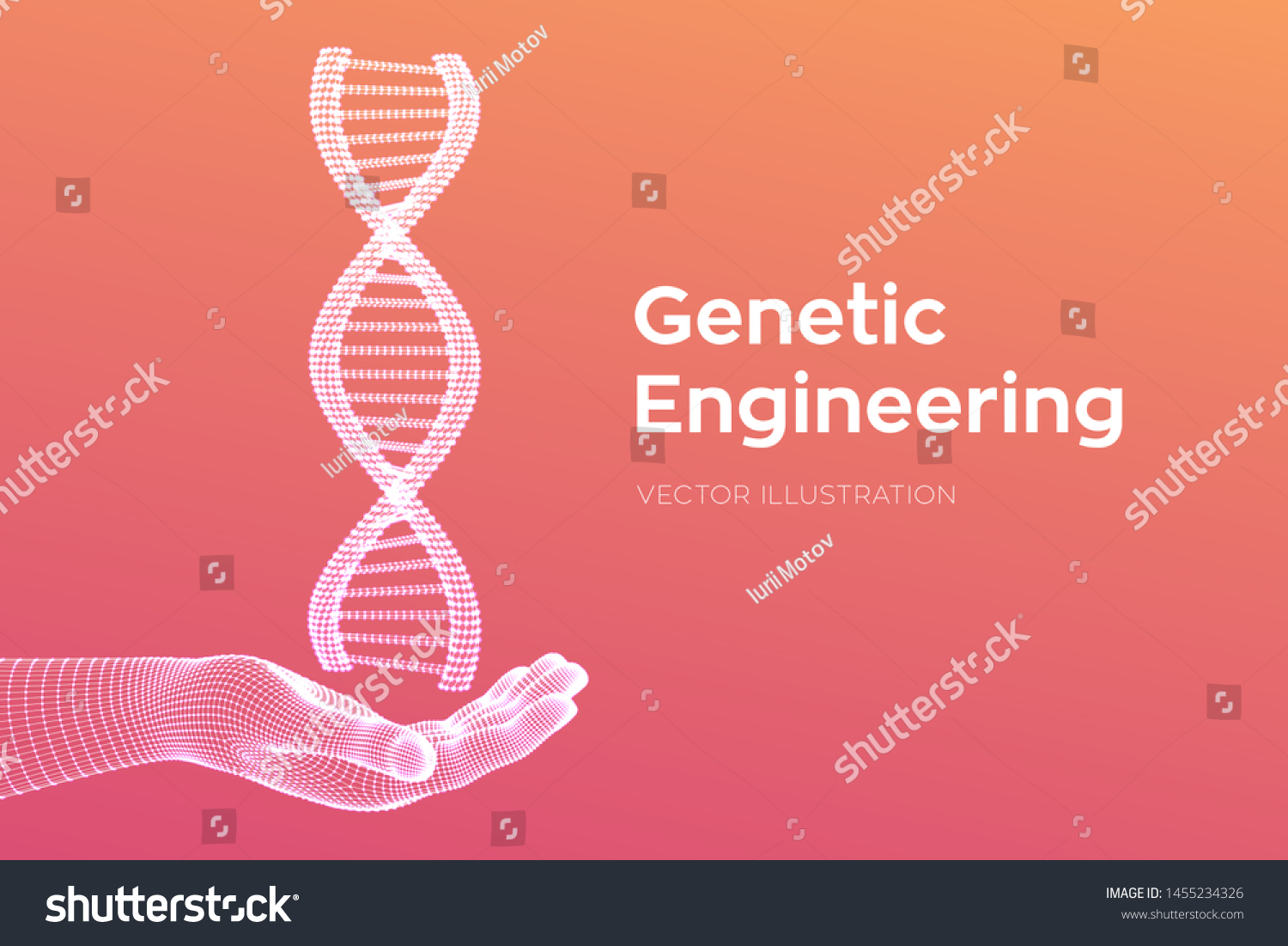Dna Sequence Hand Wireframe Dna Molecules Stock Vector Royalty Free Dna sequence hand wireframe dna molecules stock vector royalty free