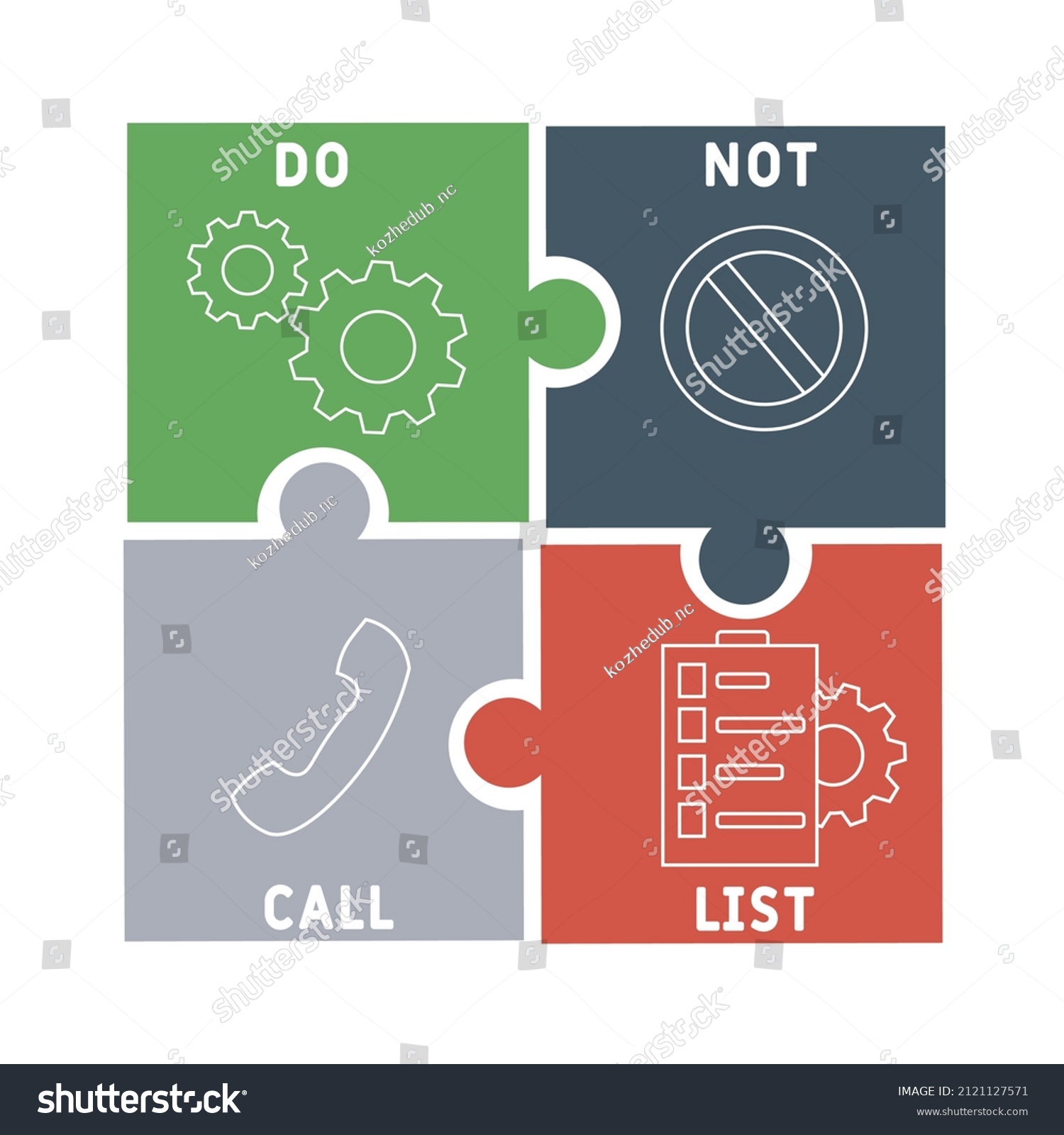 dncl-do-not-call-list-acronym-stock-vector-royalty-free-2121127571