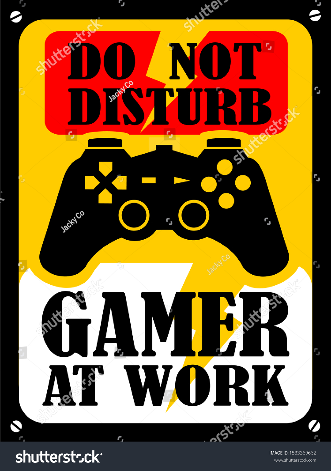 Do not disturb game work vector 