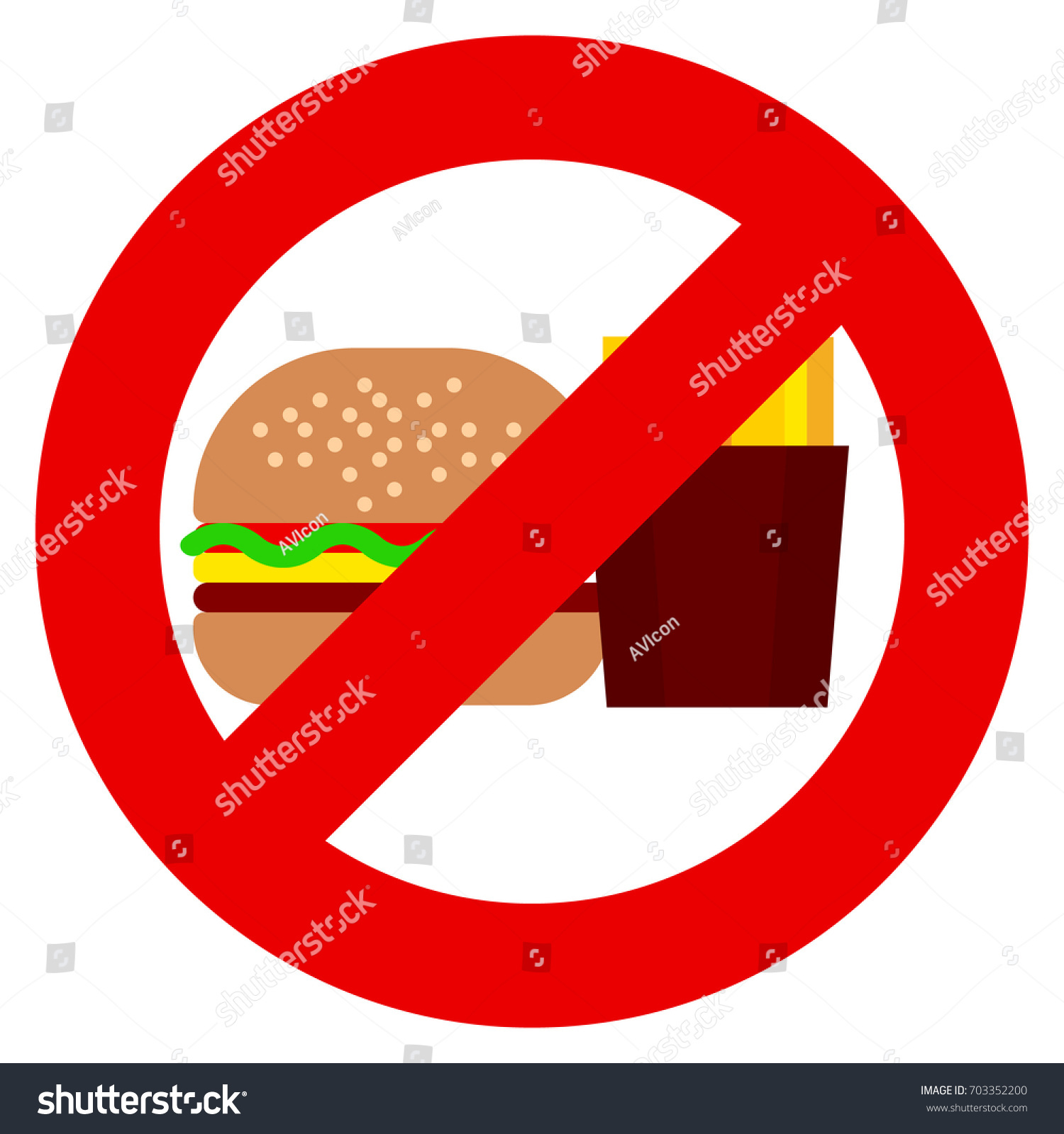 do-not-eat-fast-food-drinks-stock-vector-royalty-free-703352200