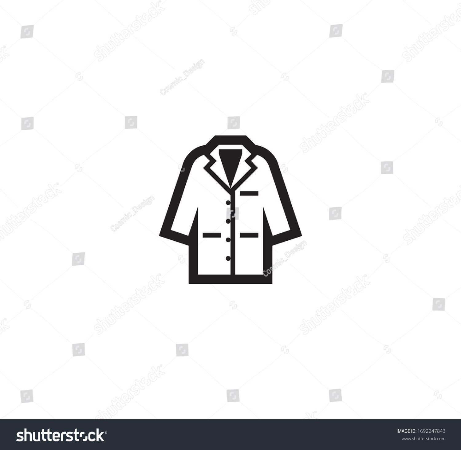 10,130 Medical coat icon Images, Stock Photos & Vectors | Shutterstock