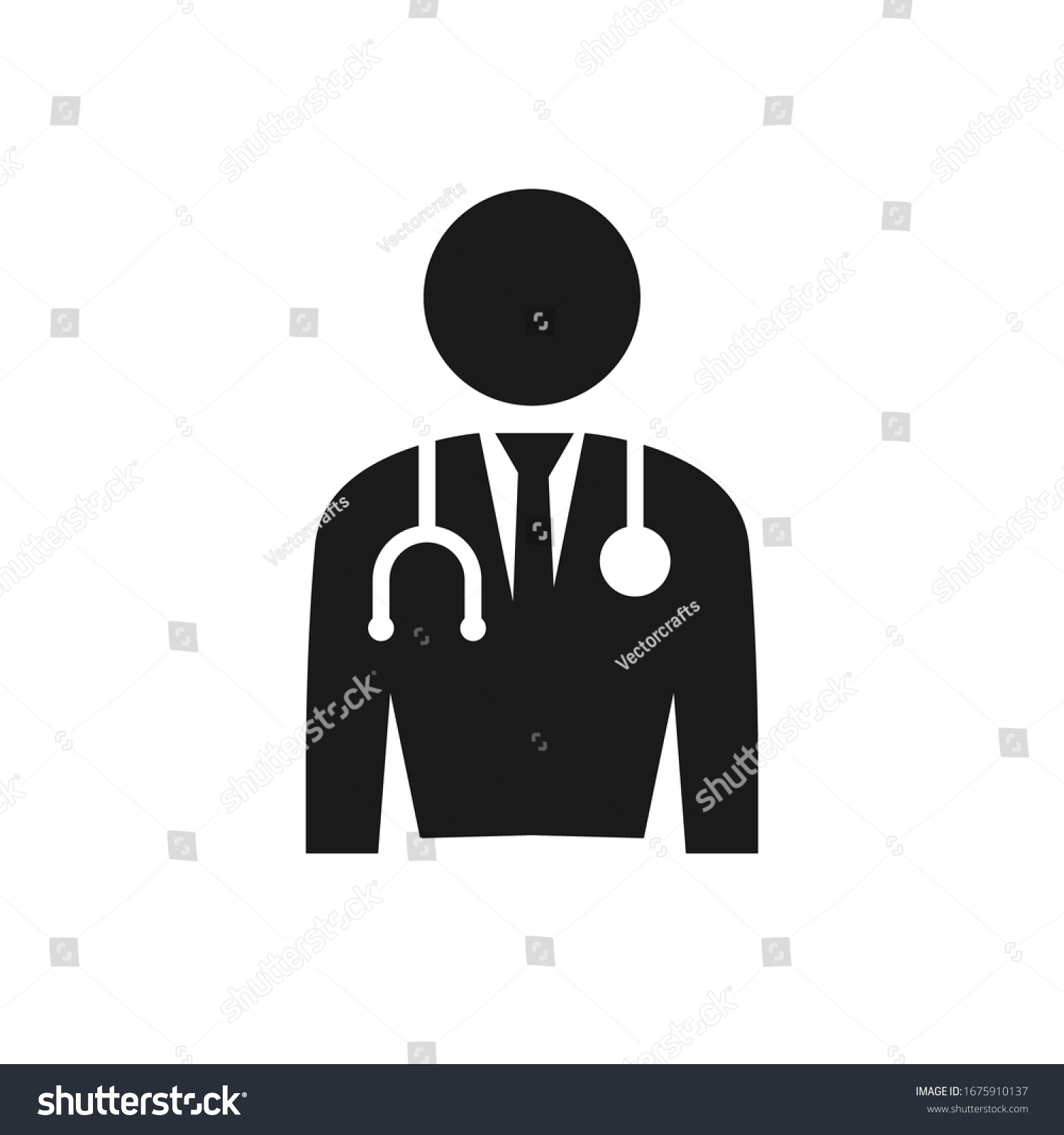 Doctor Graphic Design Template Vector Isolated Stock Vector (Royalty ...