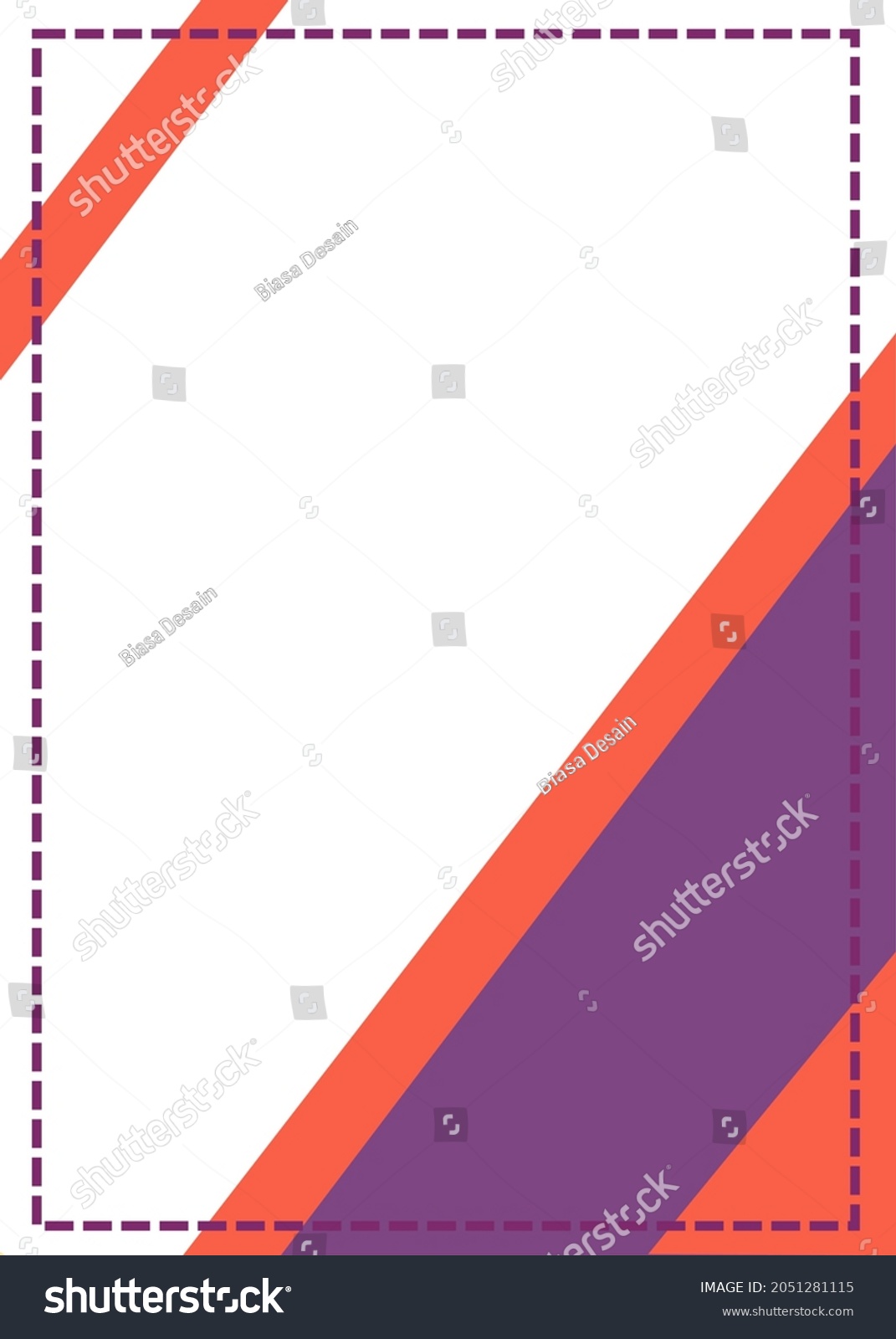 Document Pamflet Template Modern Minimalis Colorful Stock Vector Document Pamflet Template Modern Minimalis Colorful Stock Vector