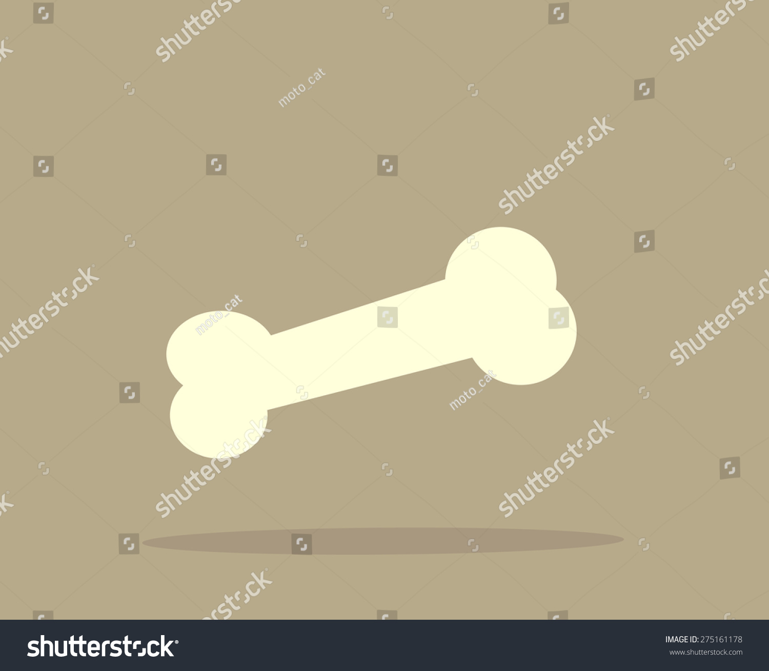 Dog Bone Stock Vector 275161178 - Shutterstock