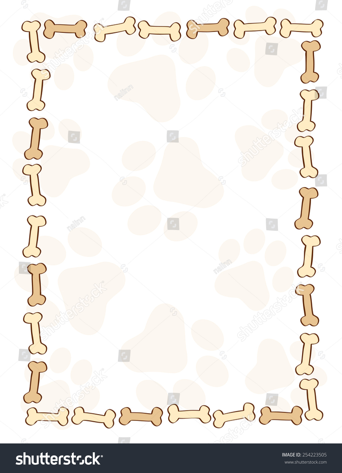 dog bone frame