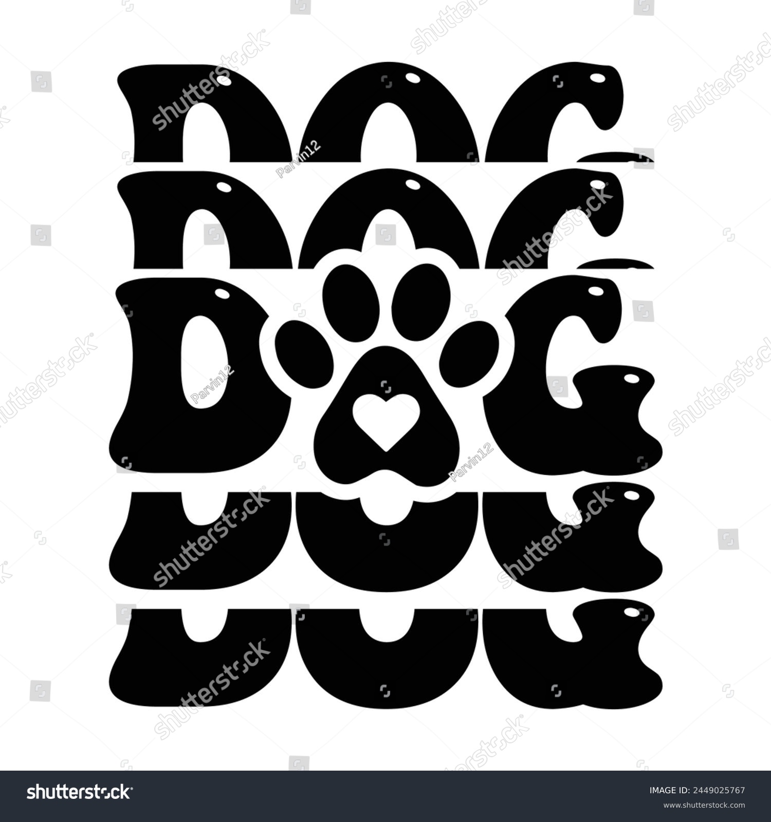 SVG of Dog funny vector design for sale svg