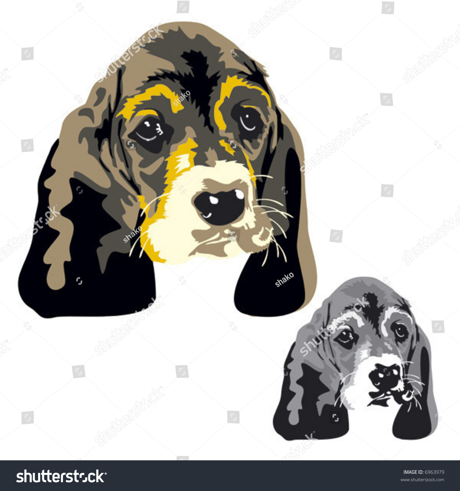 SVG of Dog's head. Simple vector. svg