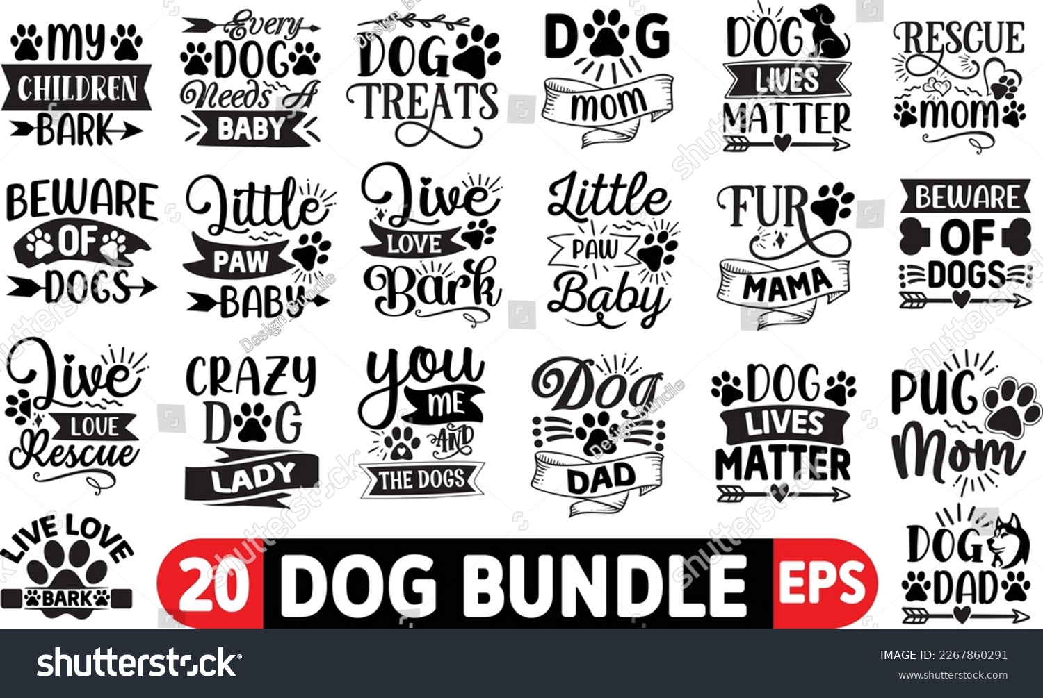 SVG of dog svg bundle, dog svg design, dog bundle, dog design svg