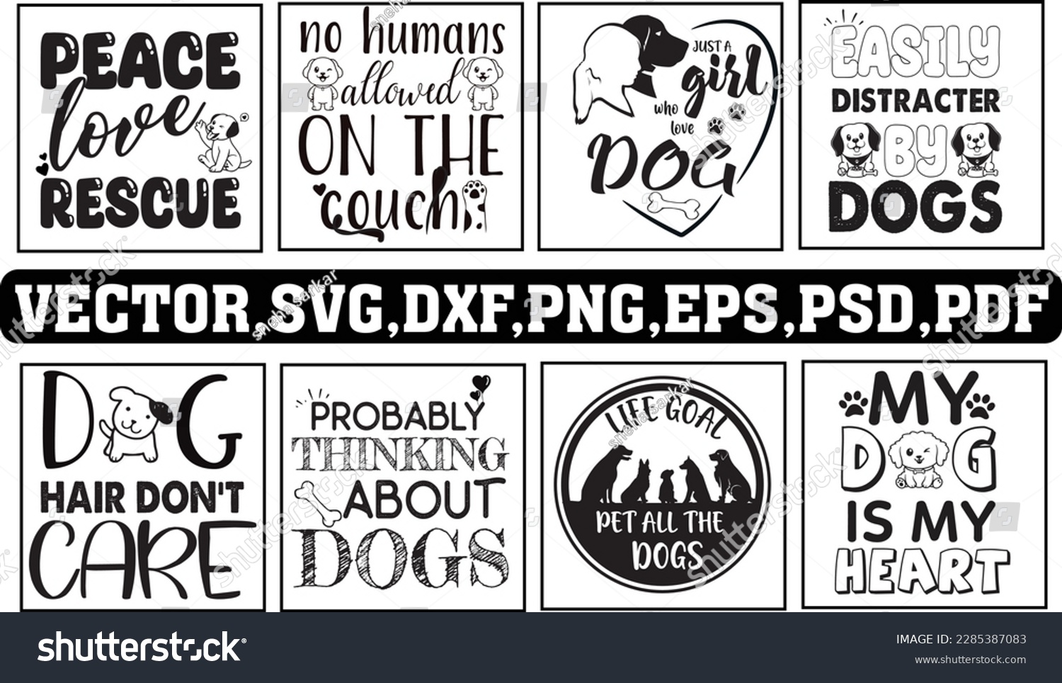SVG of Dog SVG bundle,  Funny Dog Quotes SVG Designs Bundle. Cute Dog quotes SVG cut files bundle, Touching Dog quotes t-shirt designs bundle, Quotes about Puppy, Cute Puppy cut files. svg