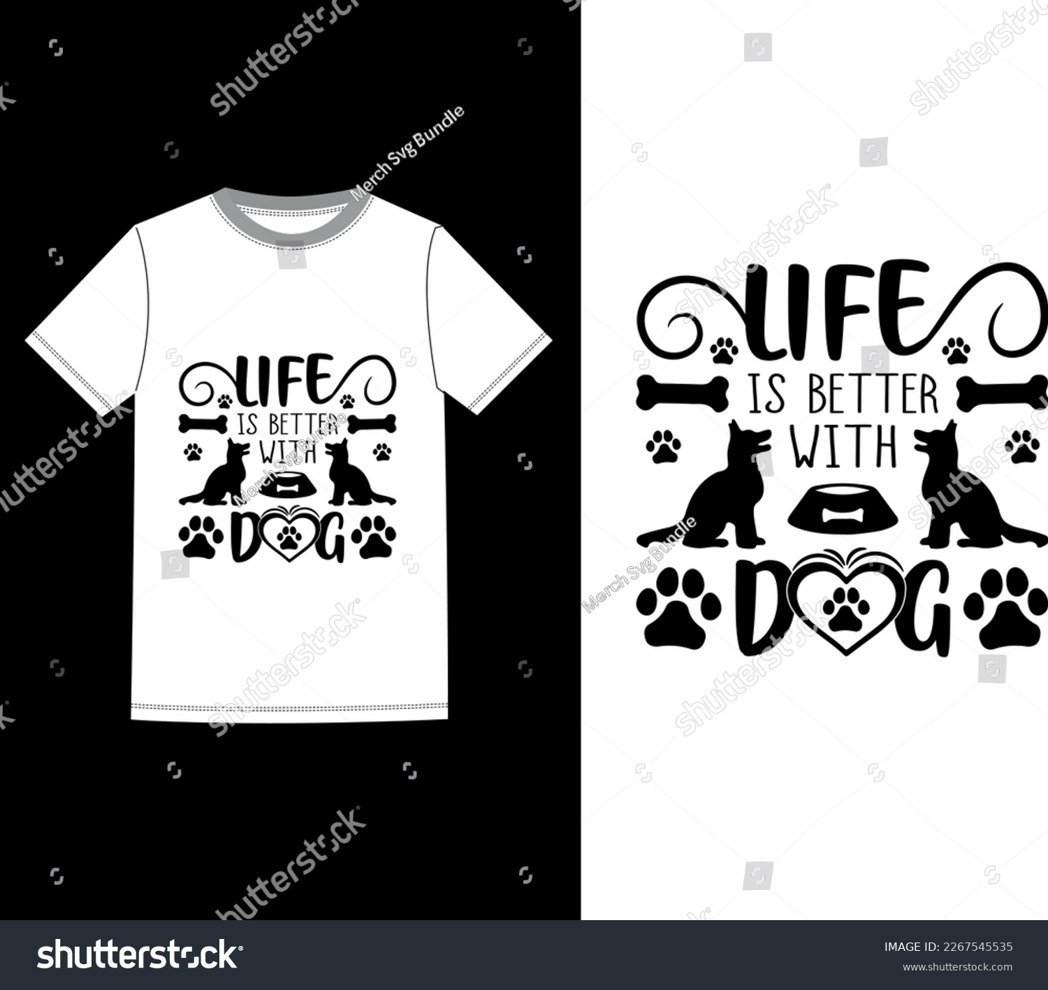 SVG of Dog SVG Craft T-Shirt Design svg