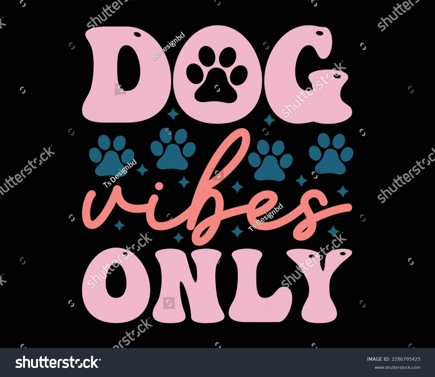 SVG of Dog Vibes Only Retro Svg Design,Retro Dog Svg ,Funny Dog Quotes SV ,pawsitive svg,Groovy Dog Mom Shirt Svg,fur mom svg,Cut Files, Silhouette, svg