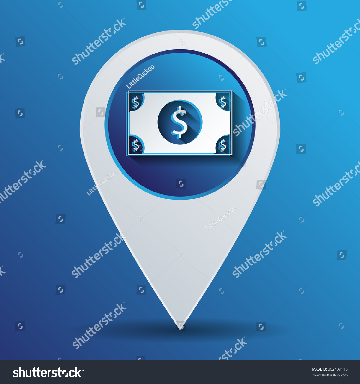 Dollar Bill Symbol Money Stock Vector (Royalty Free) 362409116 ...