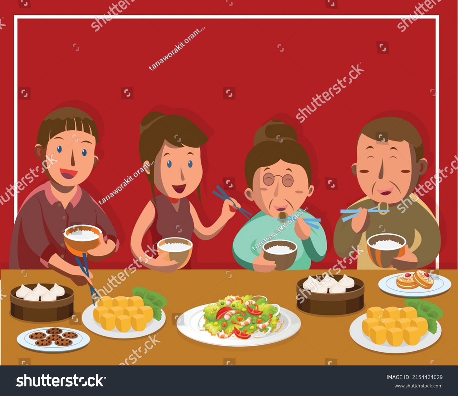 dont-forget-have-dinner-your-family-stock-vector-royalty-free-2154424029-shutterstock