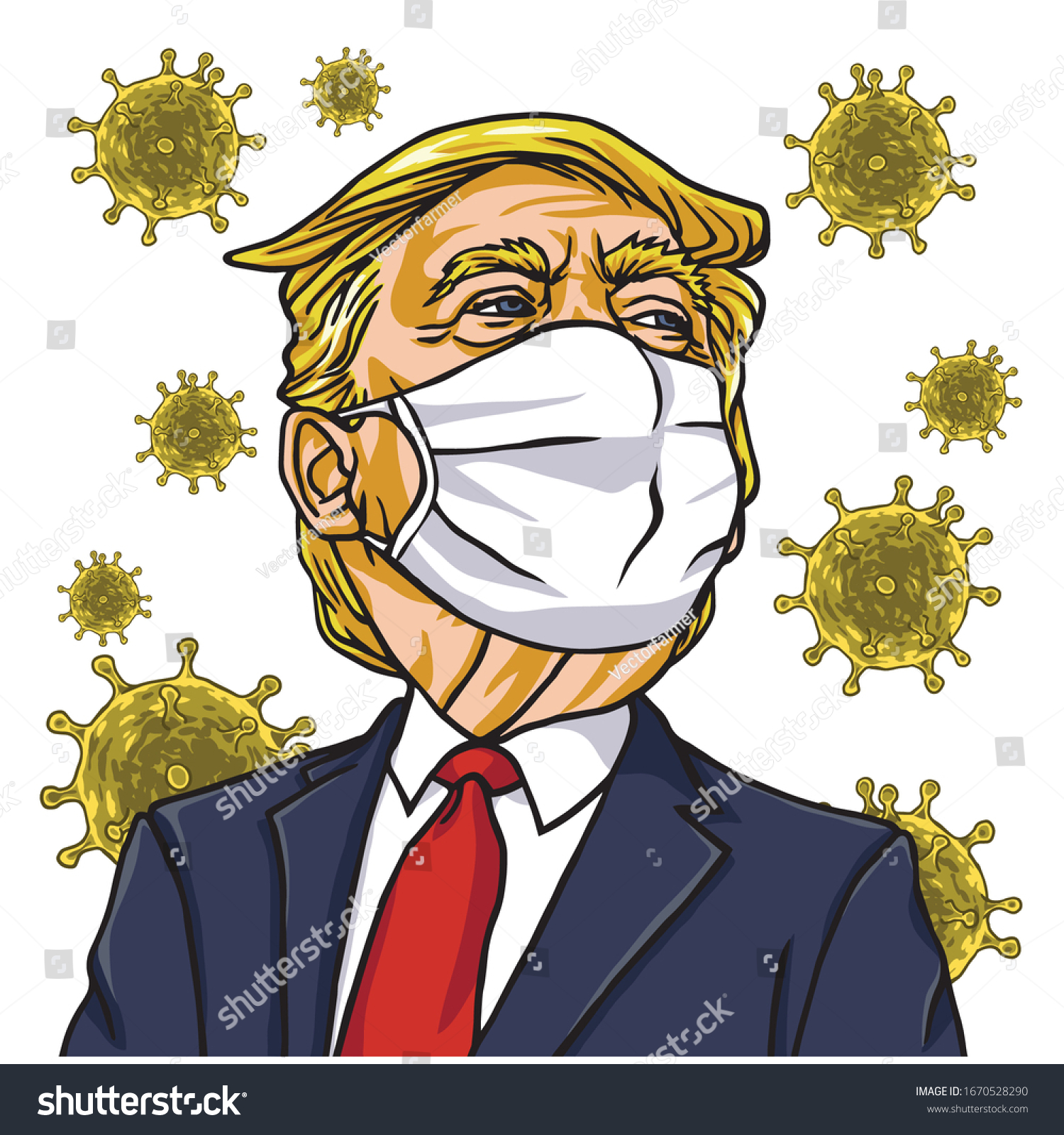 Coronavirus Image Cartoon Drawing
