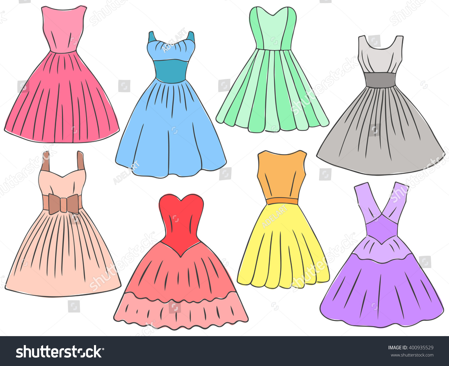 summer retro dresses