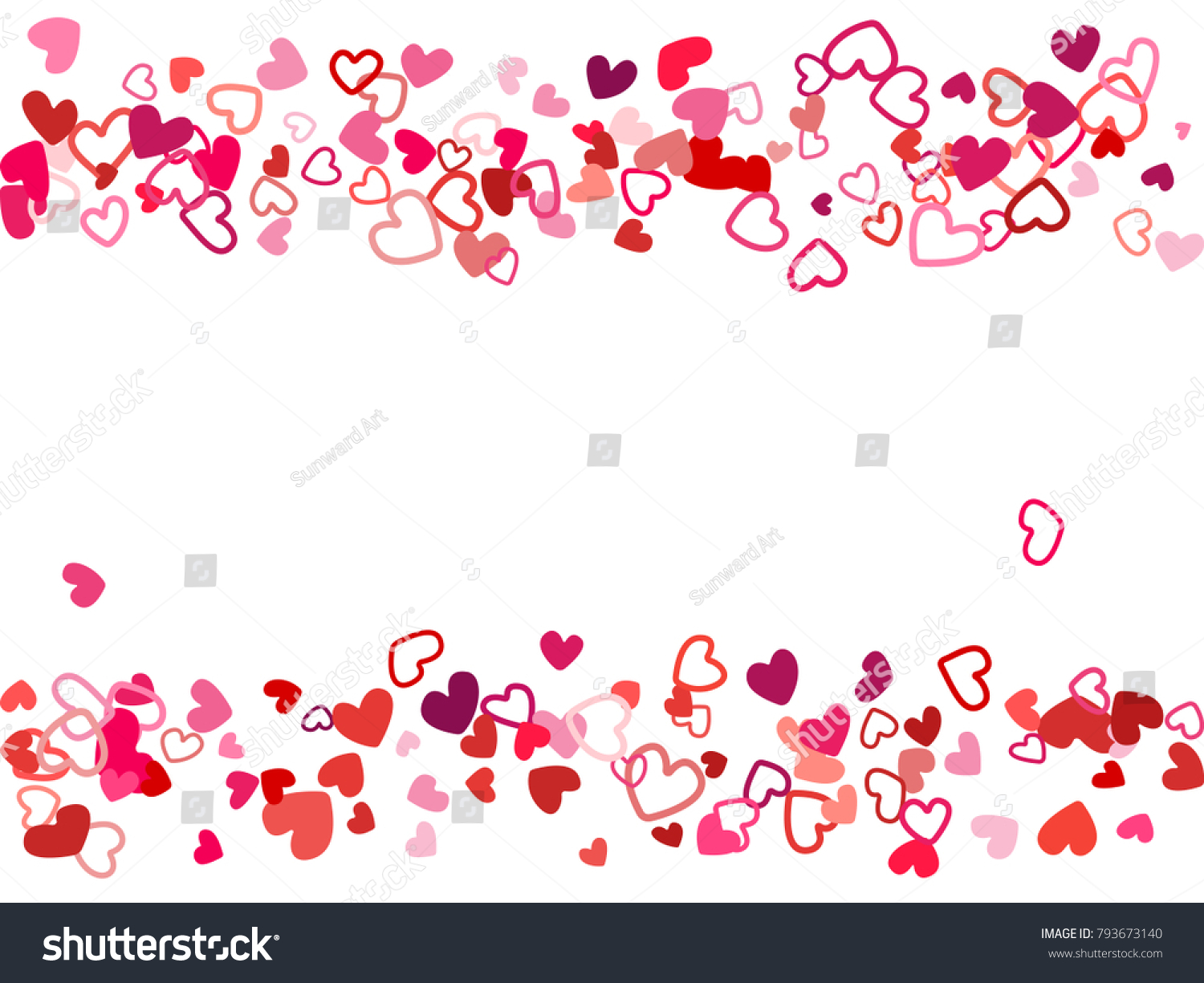 doodle heart border vector pattern background stock vector royalty free 793673140 https www shutterstock com image vector doodle heart border vector pattern background 793673140