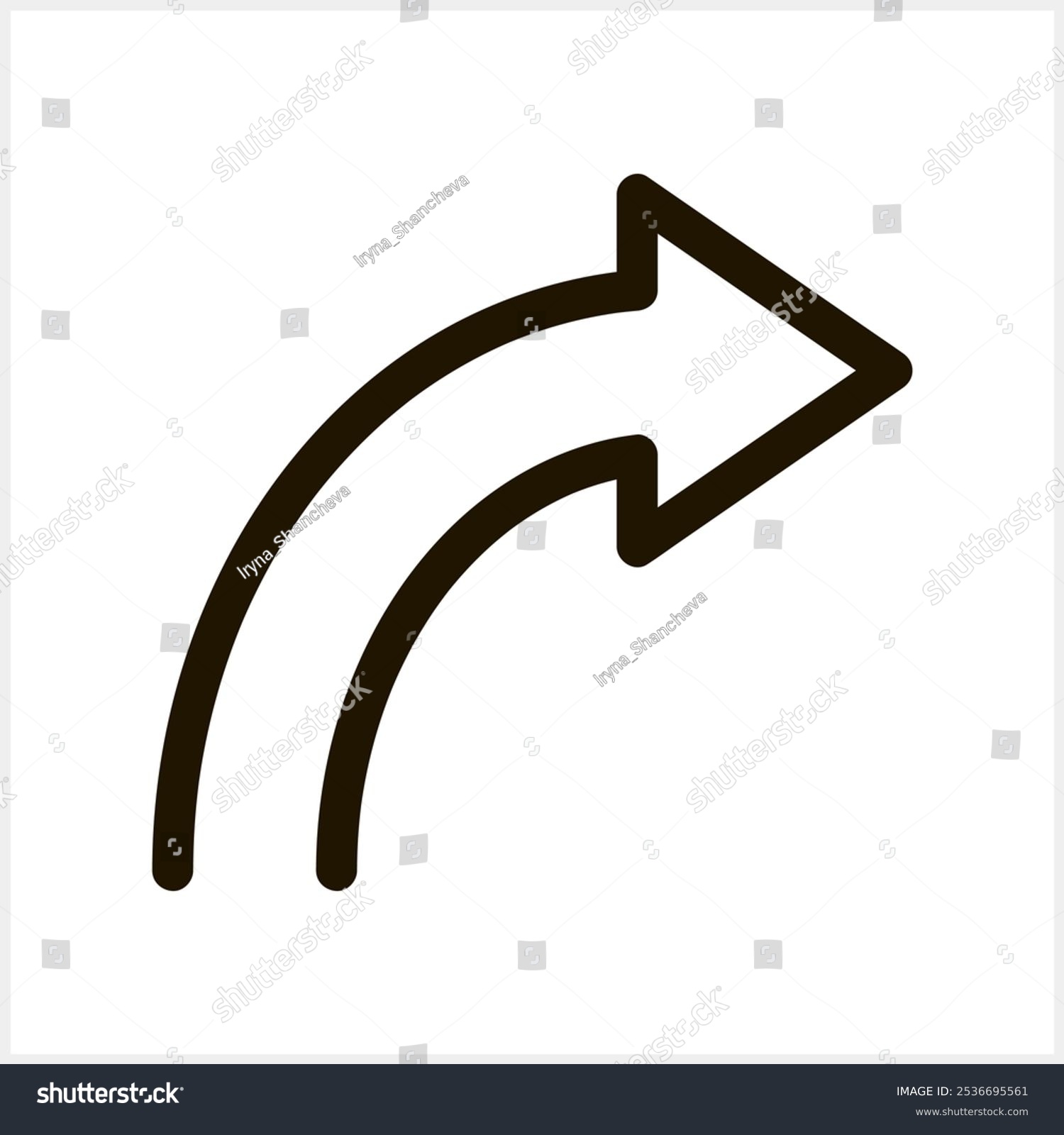 recommend clip art: Doodle right arrow icon isolated. Hand drawn art line. Sketch vector stock illustration