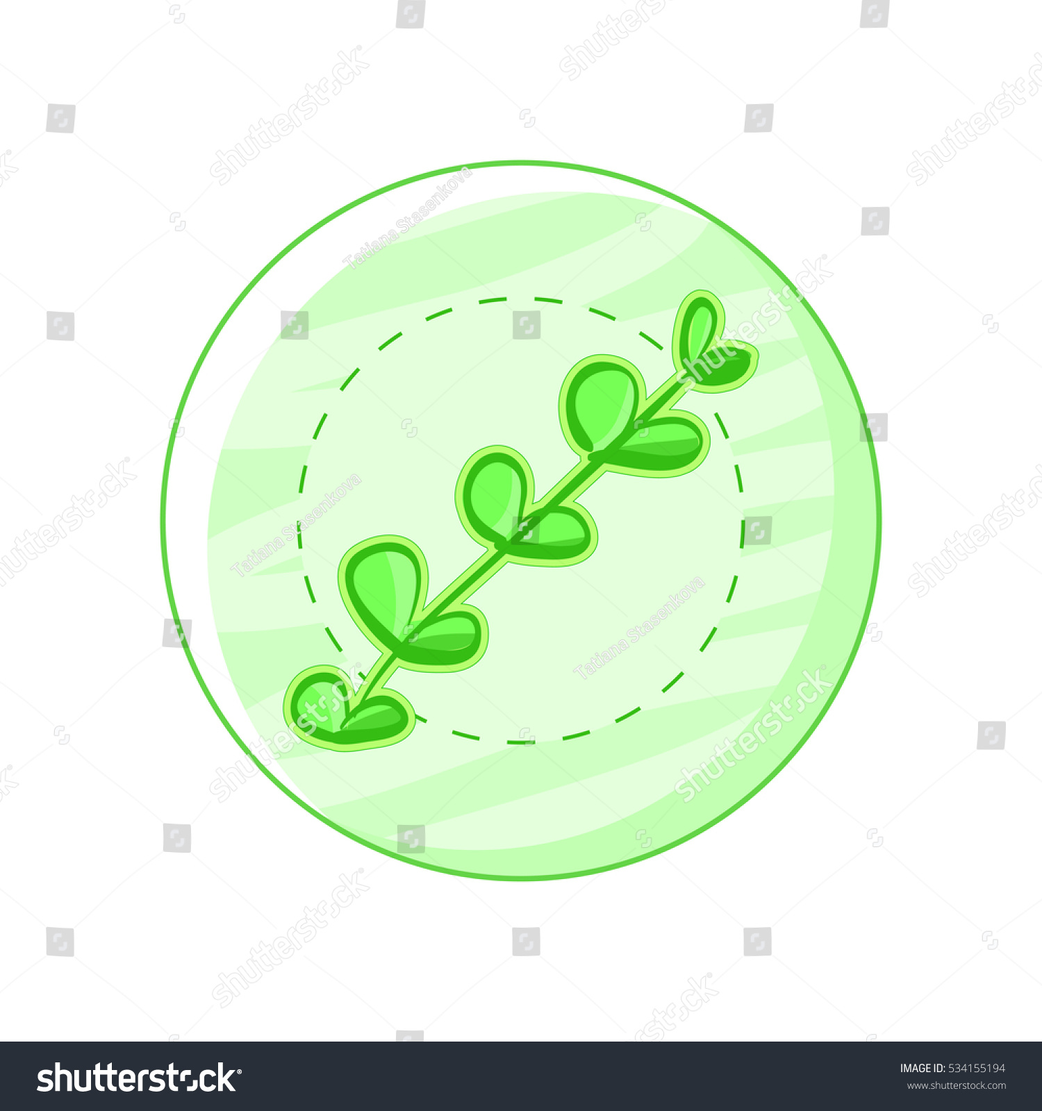 Doodle Vector Cartoon Round Icon Stock Vector (Royalty Free) 534155194 ...