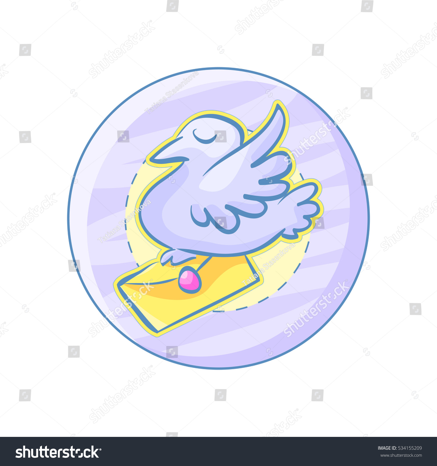 Doodle Vector Cartoon Round Icon Stock Vector (Royalty Free) 534155209 ...