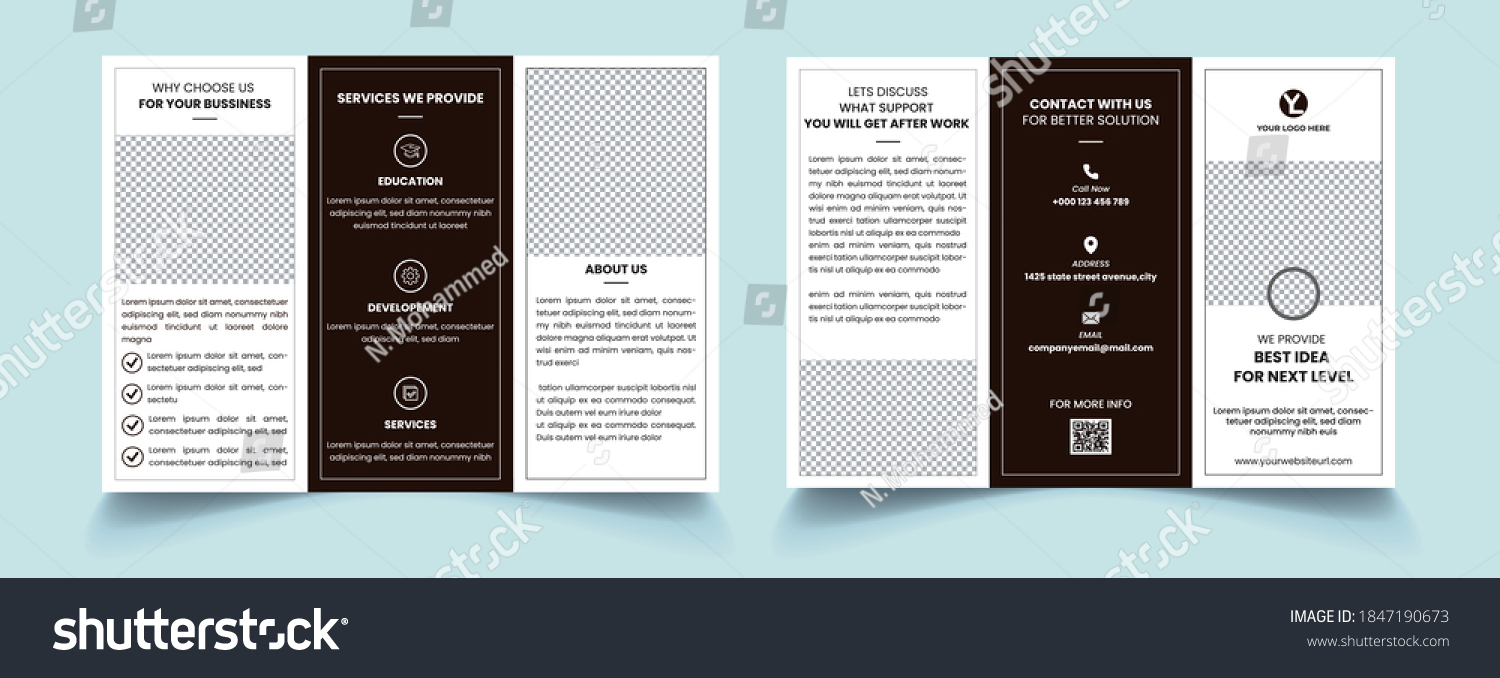 Image 18 for Double Sided Tri Fold Brochure Template