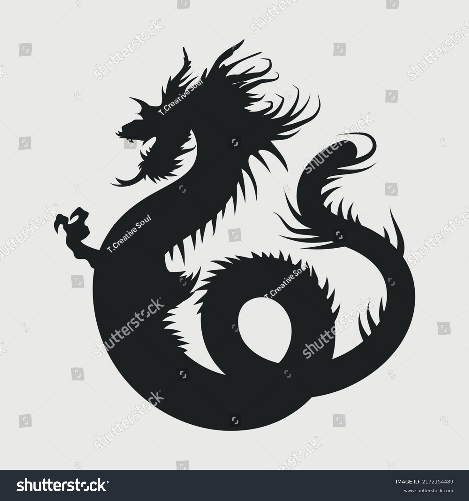SVG of Dragon SVG Cut File, Winged Dragon Svg, Fire Dragon Svg, Dragon Silhouette Svg, svg