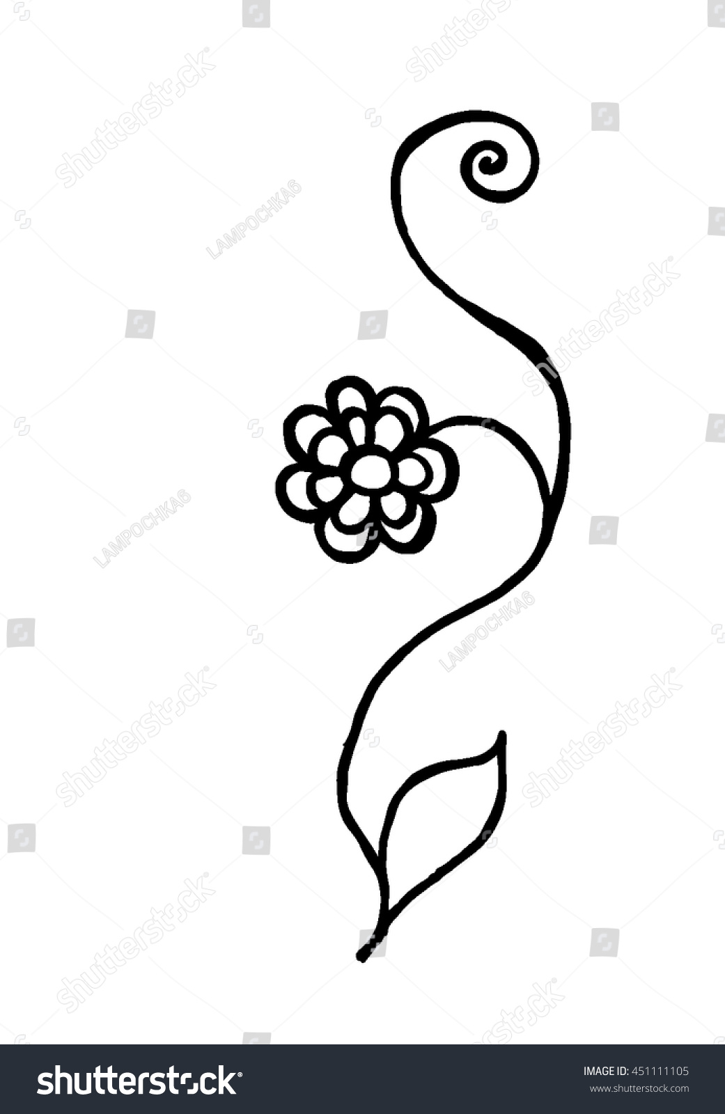 Drawing Black Crayon Doodle Coloring Pages Stock Vector (Royalty Free ...