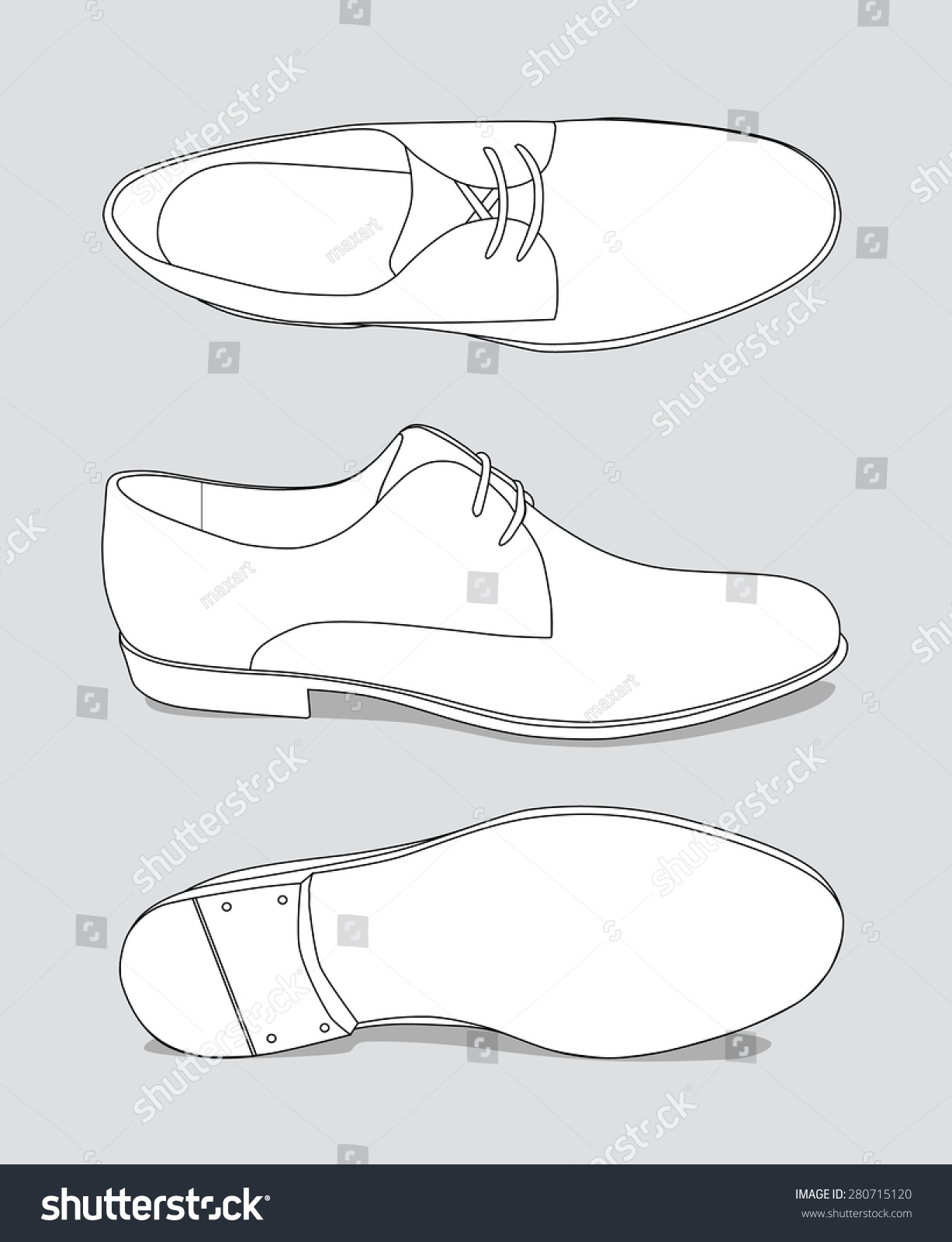 Shoes Vector Drawing