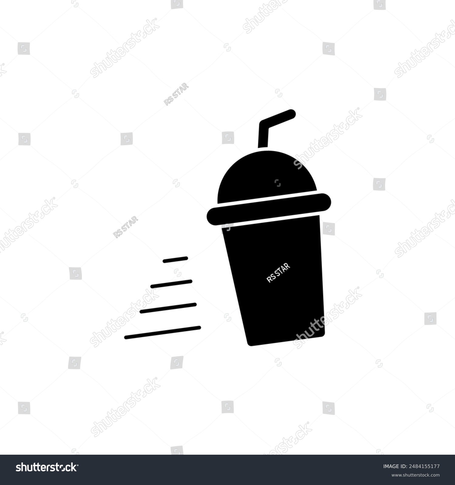 recommend clip art: drink delivery concept line icon. Simple element illustration. drink delivery concept outline symbol design.