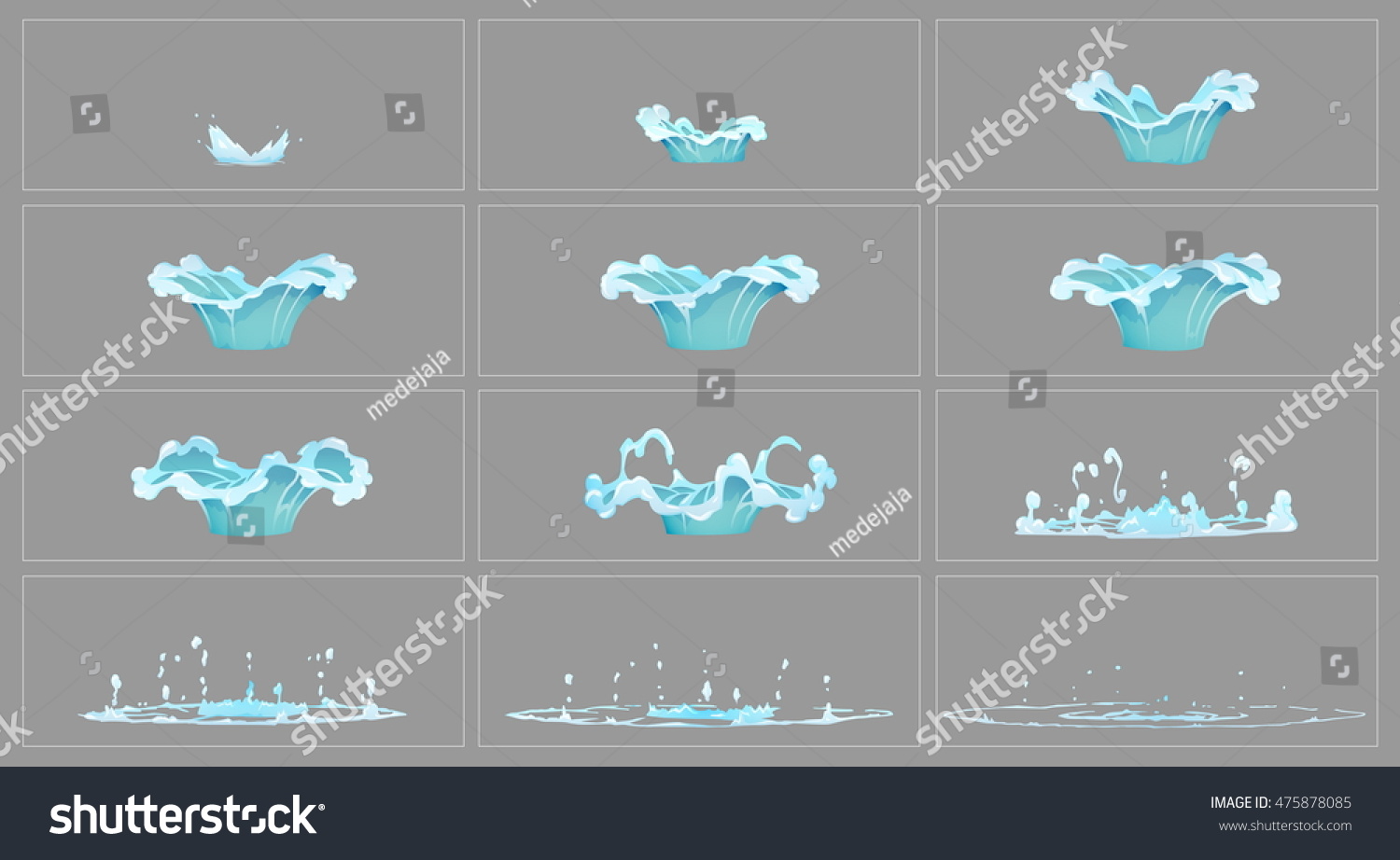 Water Animation Frames