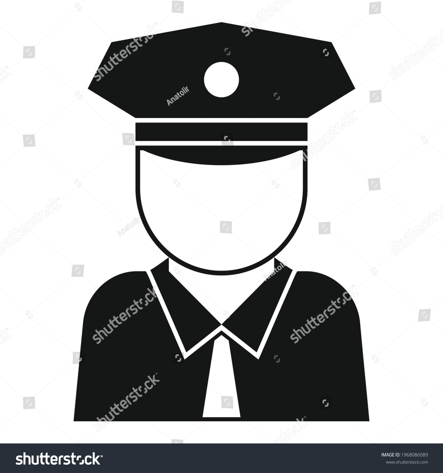 Driving School Teacher Icon Simple Illustration Stock Vector (Royalty ...