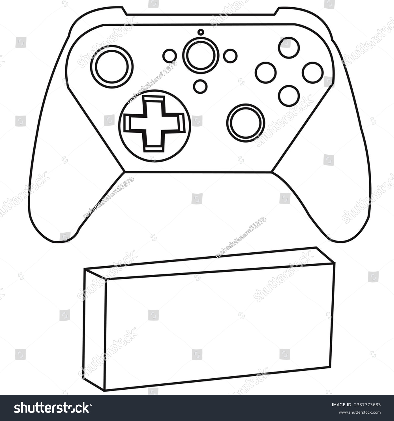 recommend clip art: drone box  drone remote outline vector
