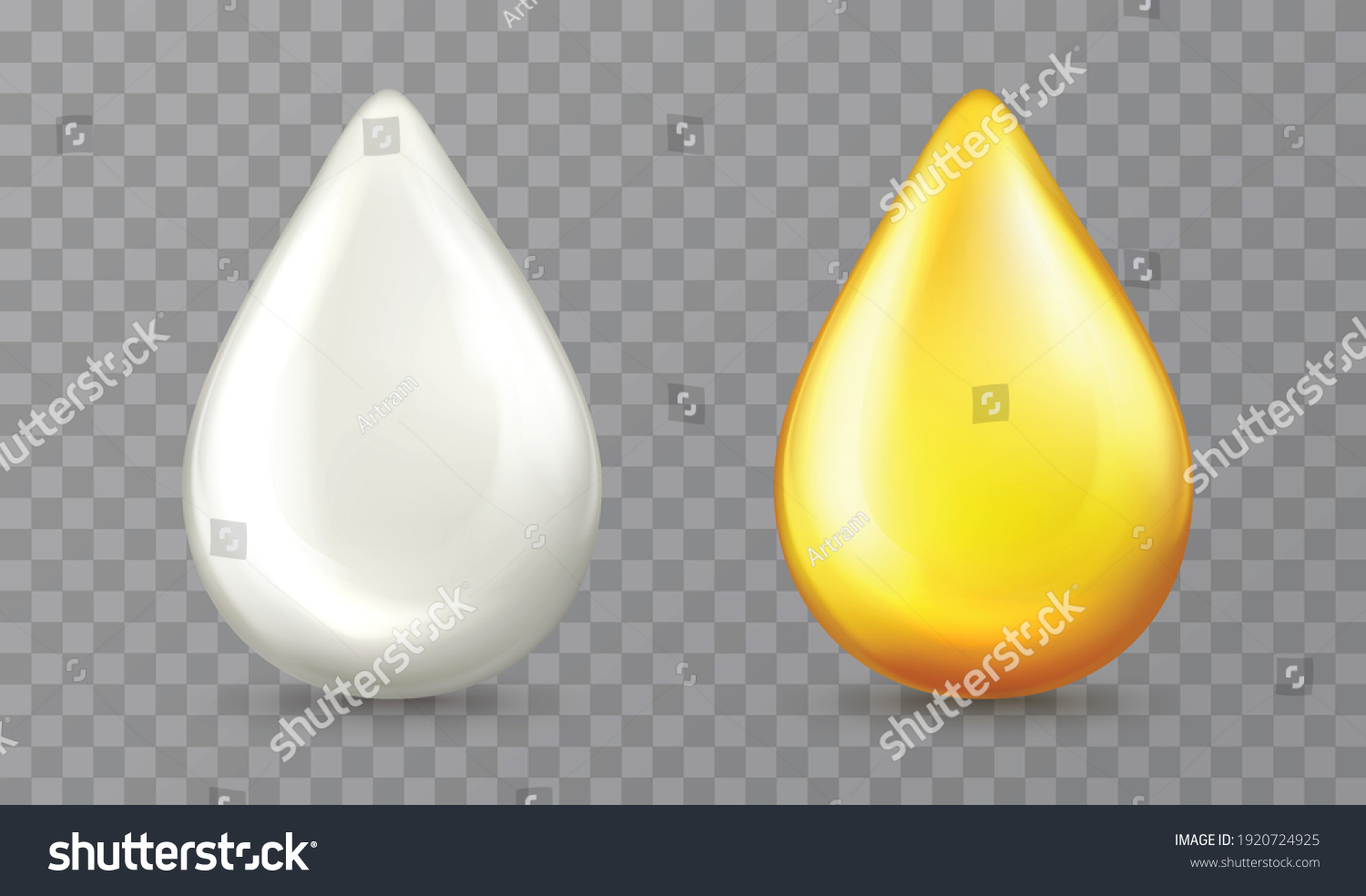 SVG of Drop of oil, cream on a transparent background. Golden drop honey, liquid vitamin, machine oil, cosmetic or milk vitamin white bubble. svg
