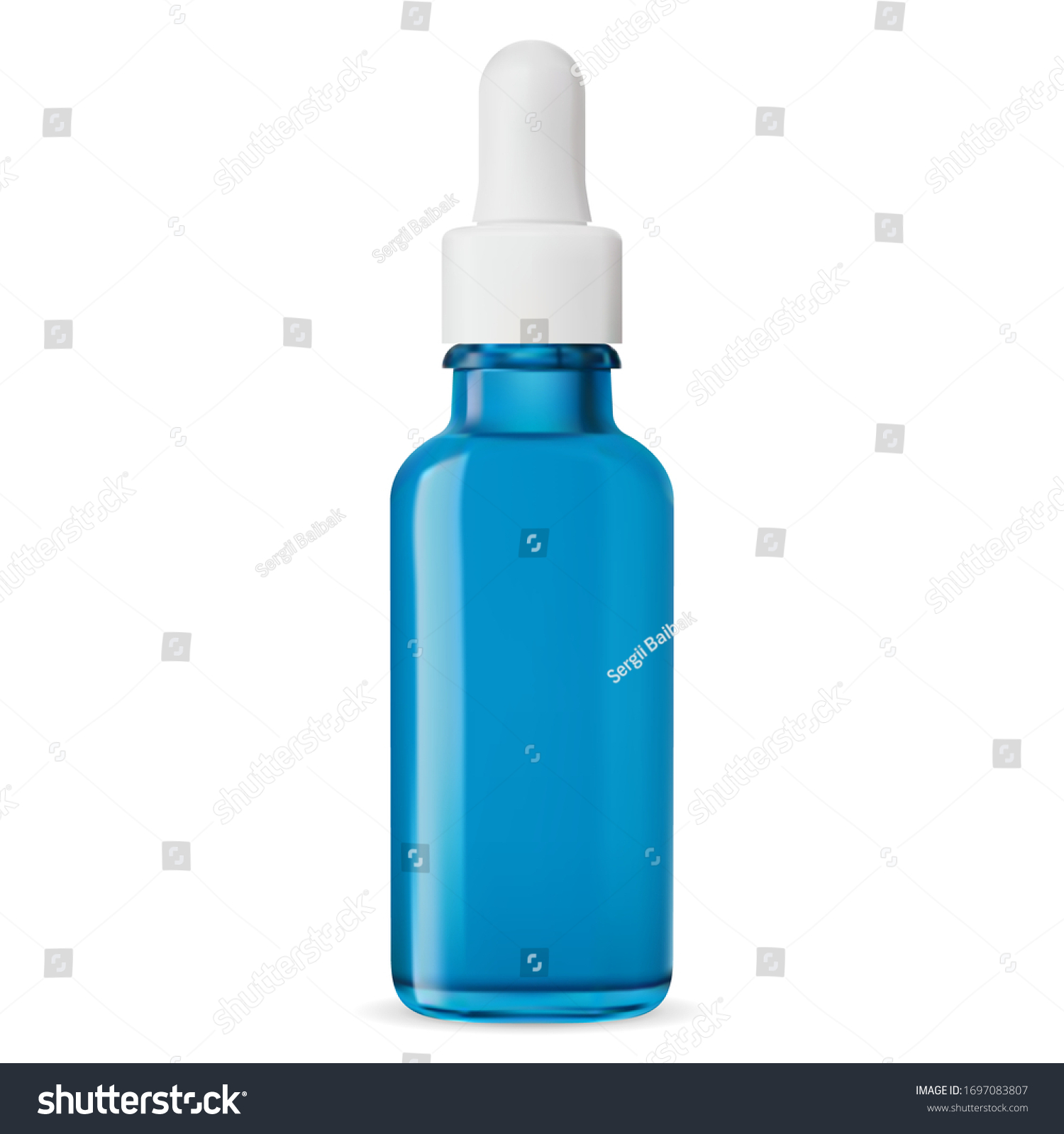 Download Dropper Bottle Mockup Aging Collagen Cosmetic Stock Vector Royalty Free 1697083807