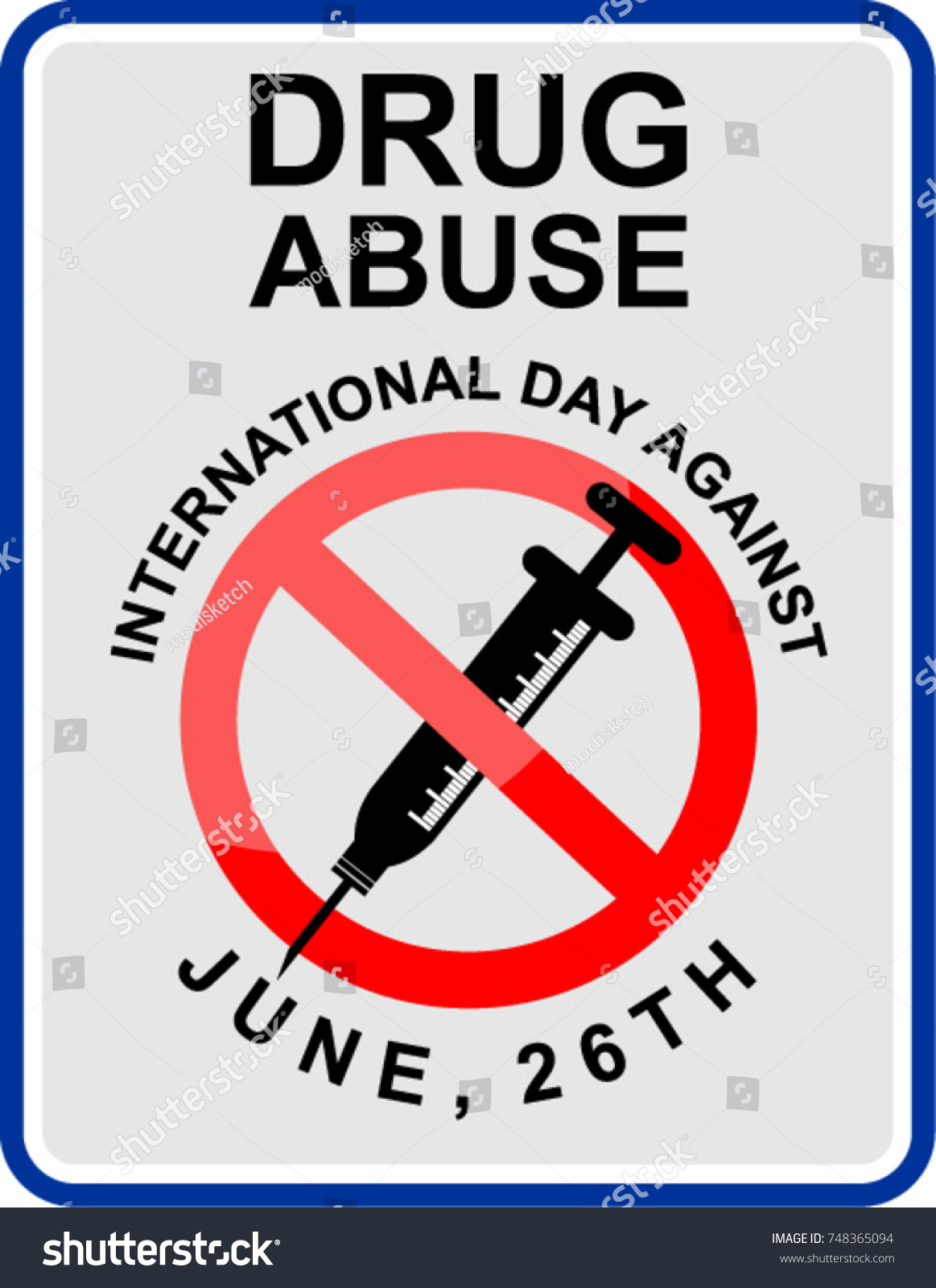 Drug Abuse Poster Stock Vector (Royalty Free) 748365094 | Shutterstock