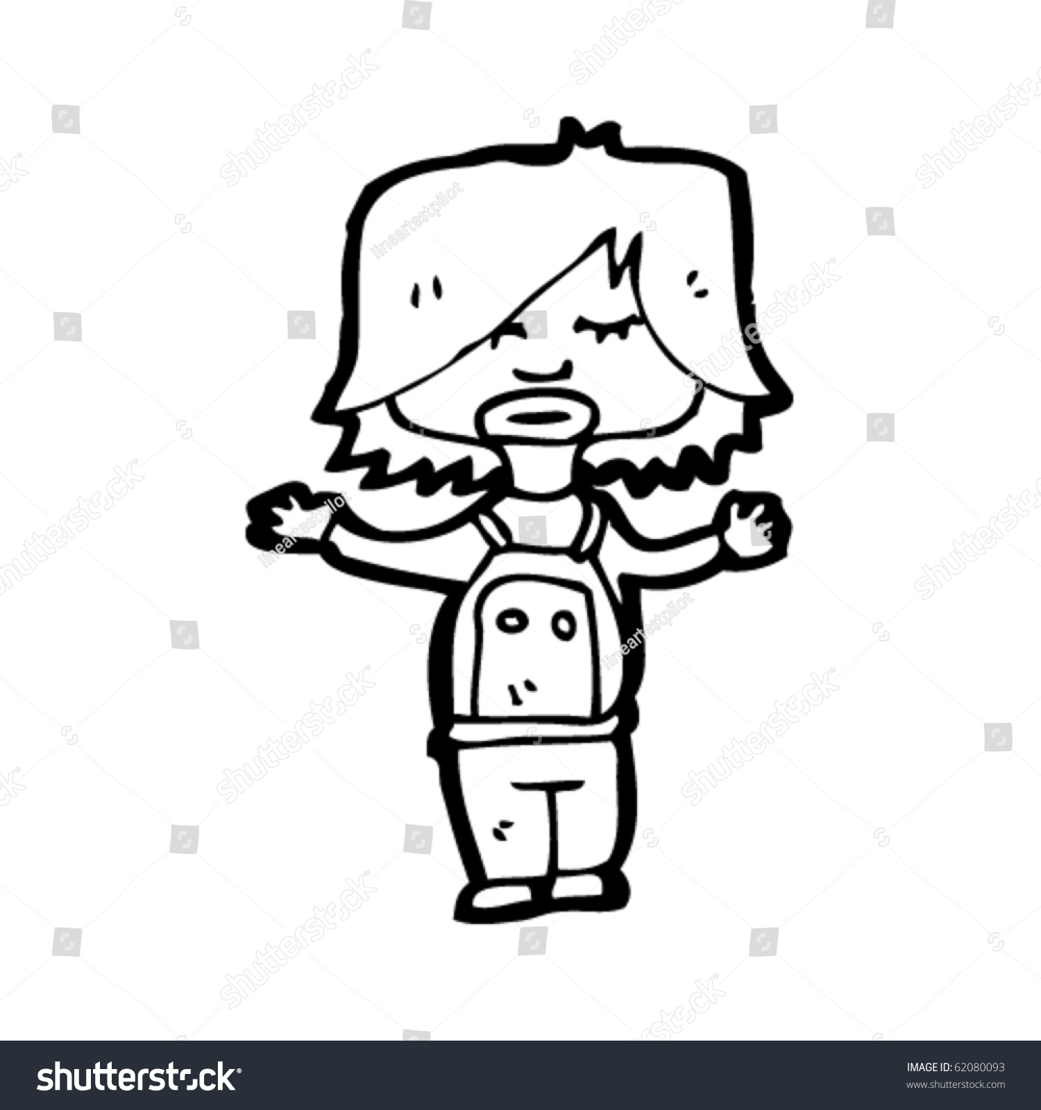 Dungarees Kid Cartoon Stock Vector (Royalty Free) 62080093 | Shutterstock