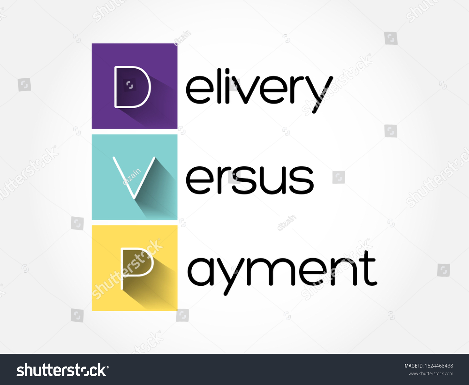 dvp-delivery-versus-payment-acronym-business-stock-vector-royalty-free