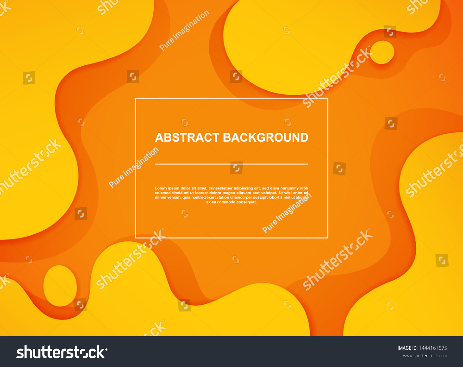 Dynamic Textured Background Orange Color Vector Stock Vector Royalty