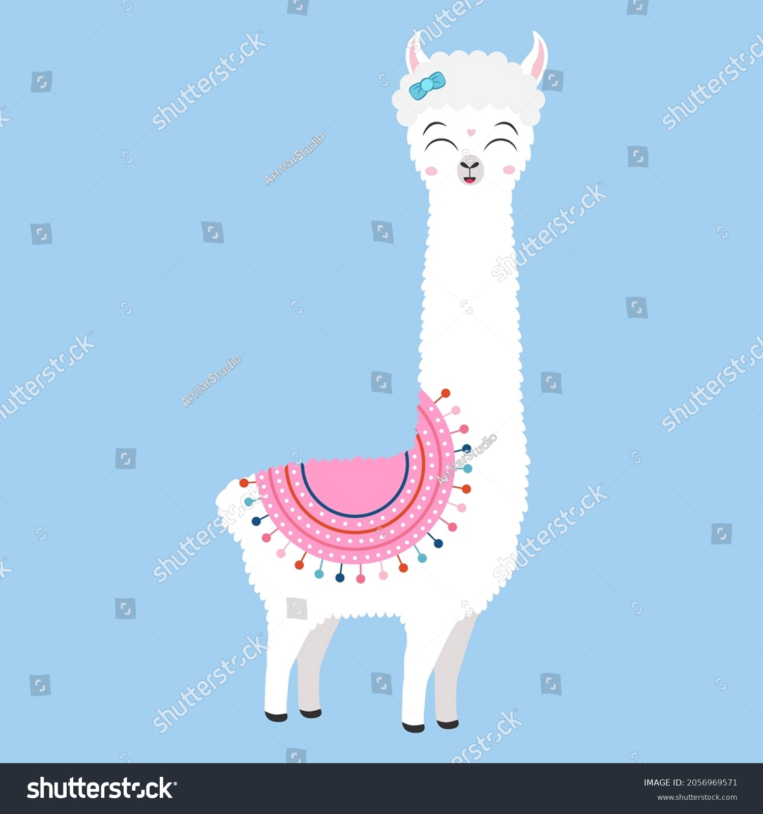 SVG of Each of the llamas is saved in a separate file for ease of use. Files in which alpaca llamas are saved. Cartoon Llama Illustration, Vector Kawaii Llama. svg