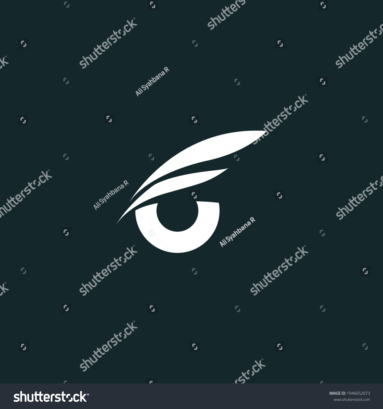 Eagle Eye Logo Concept Wing Eye Stock Vector (Royalty Free) 1946652073 ...