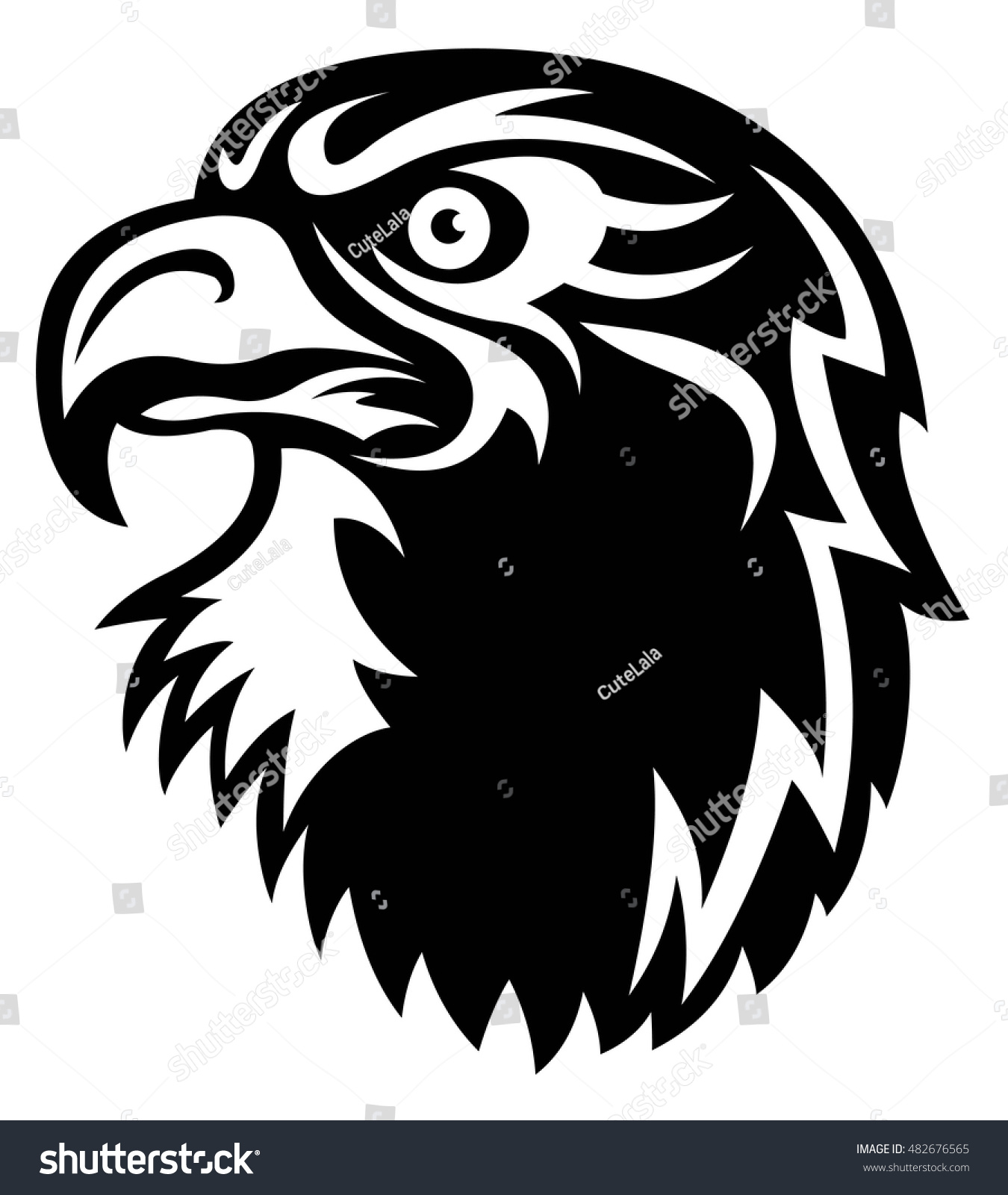 Eagle Icon Stock Vector (Royalty Free) 482676565