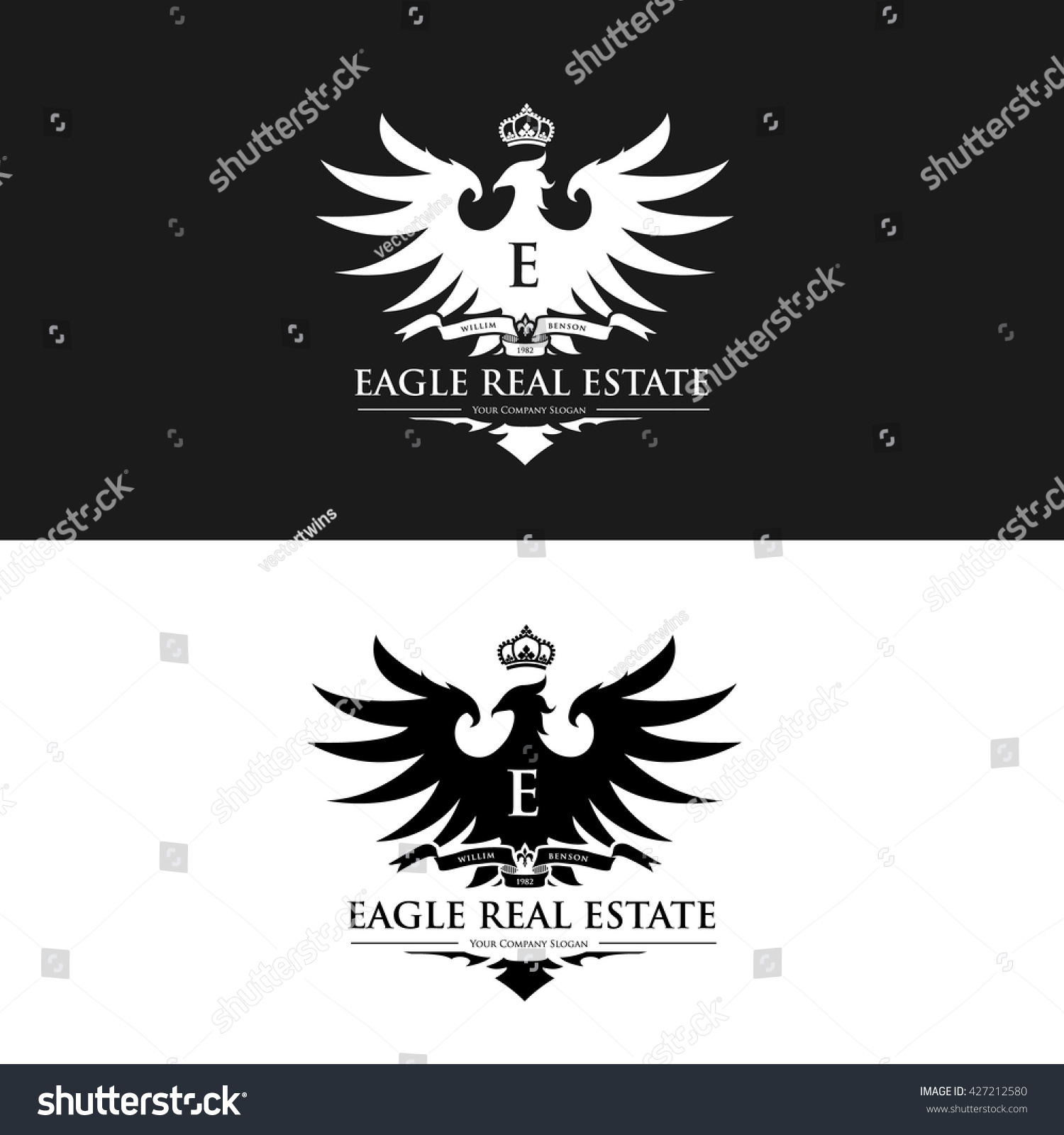 Eagle Real Estate Logo Vector Logo Stock Vector 427212580 Shutterstock