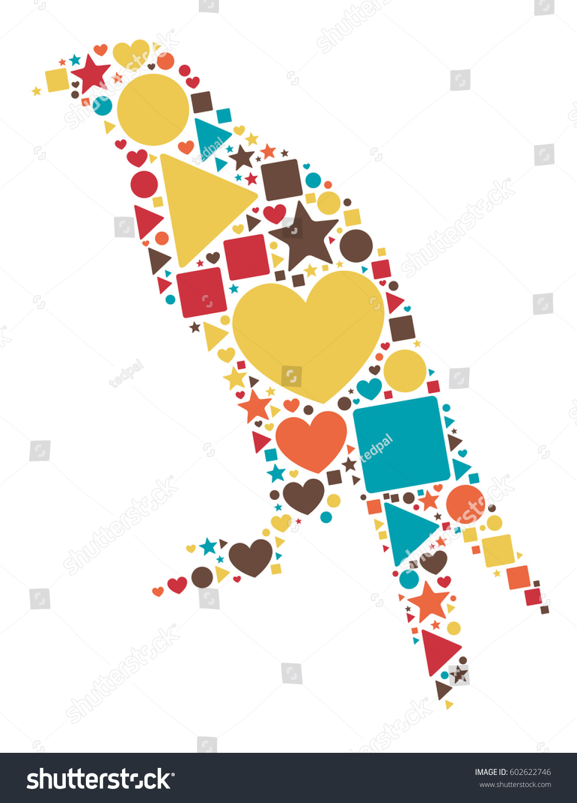 Eagle Shape Vector Design Illustration Stock Vector Royalty Free