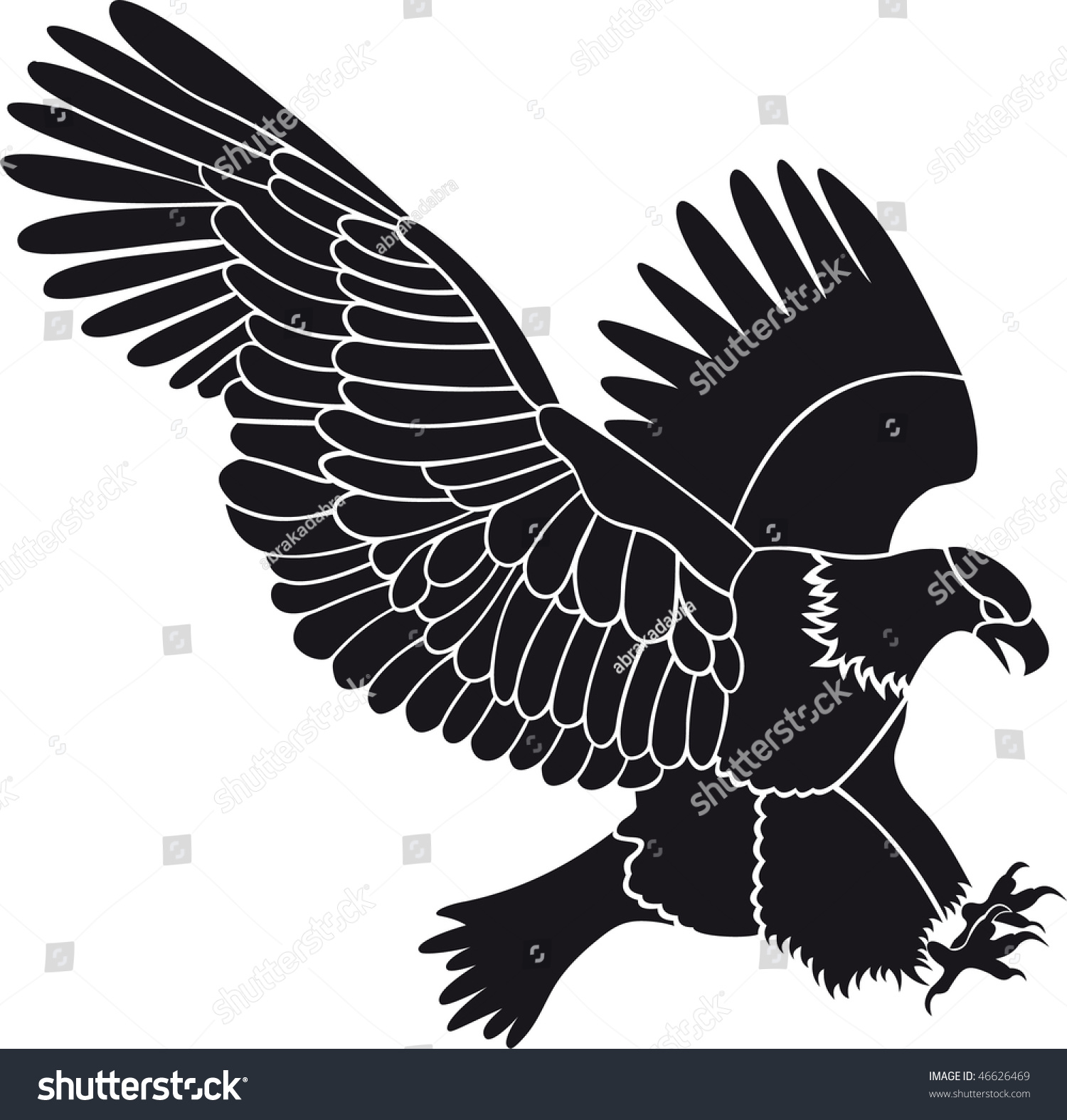 Eagle Vector - 46626469 : Shutterstock