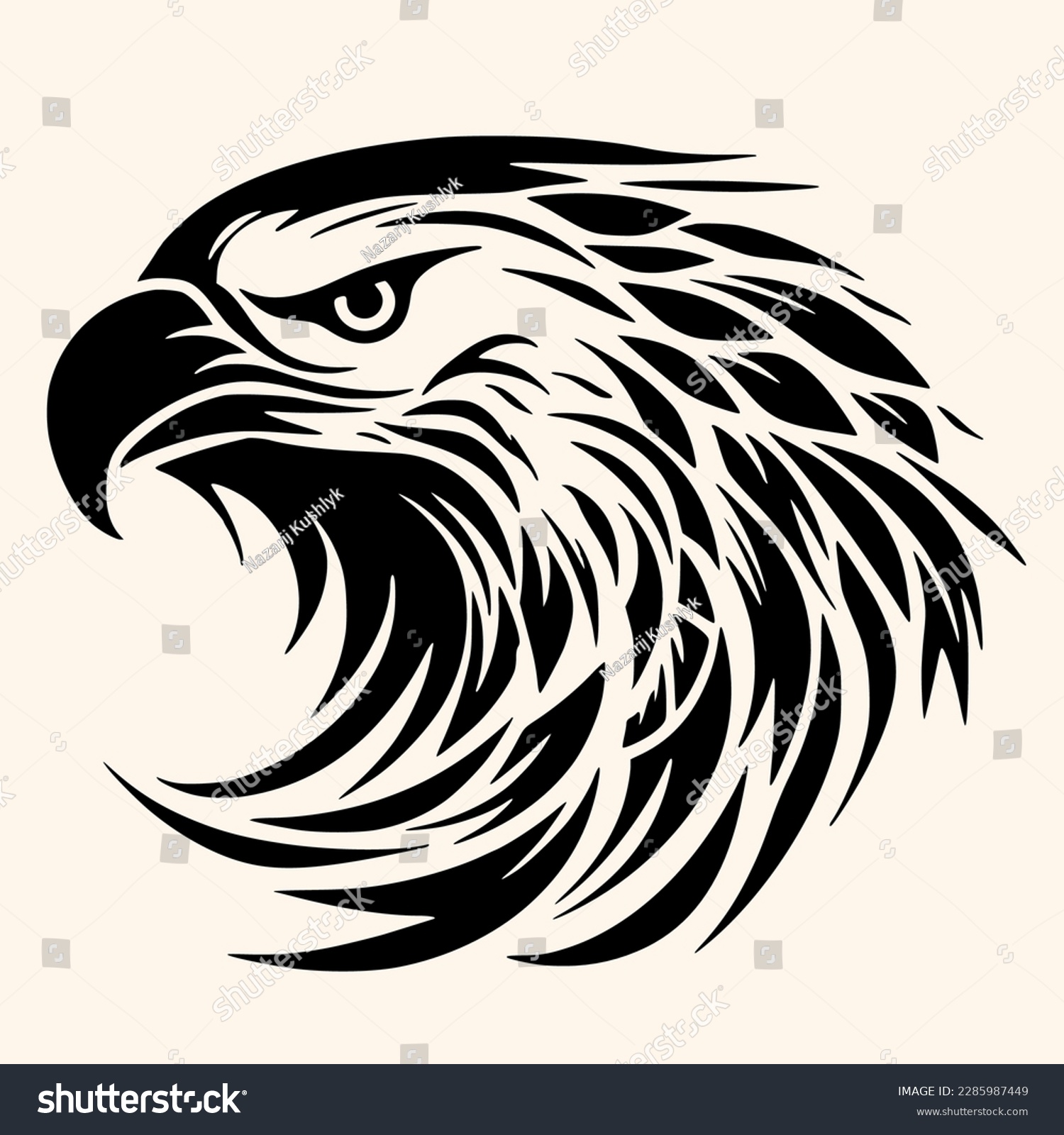 recommend clip art: Eagle vector for logo or icon,clip art, drawing Elegant minimalist style,abstract style Illustration