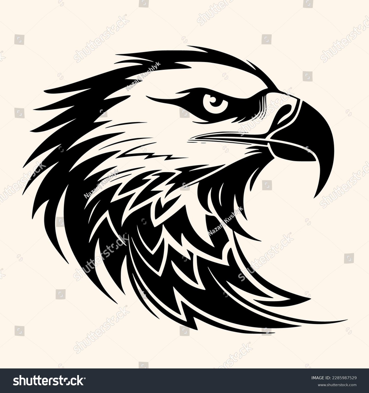 recommend clip art: Eagle vector for logo or icon,clip art, drawing Elegant minimalist style,abstract style Illustration