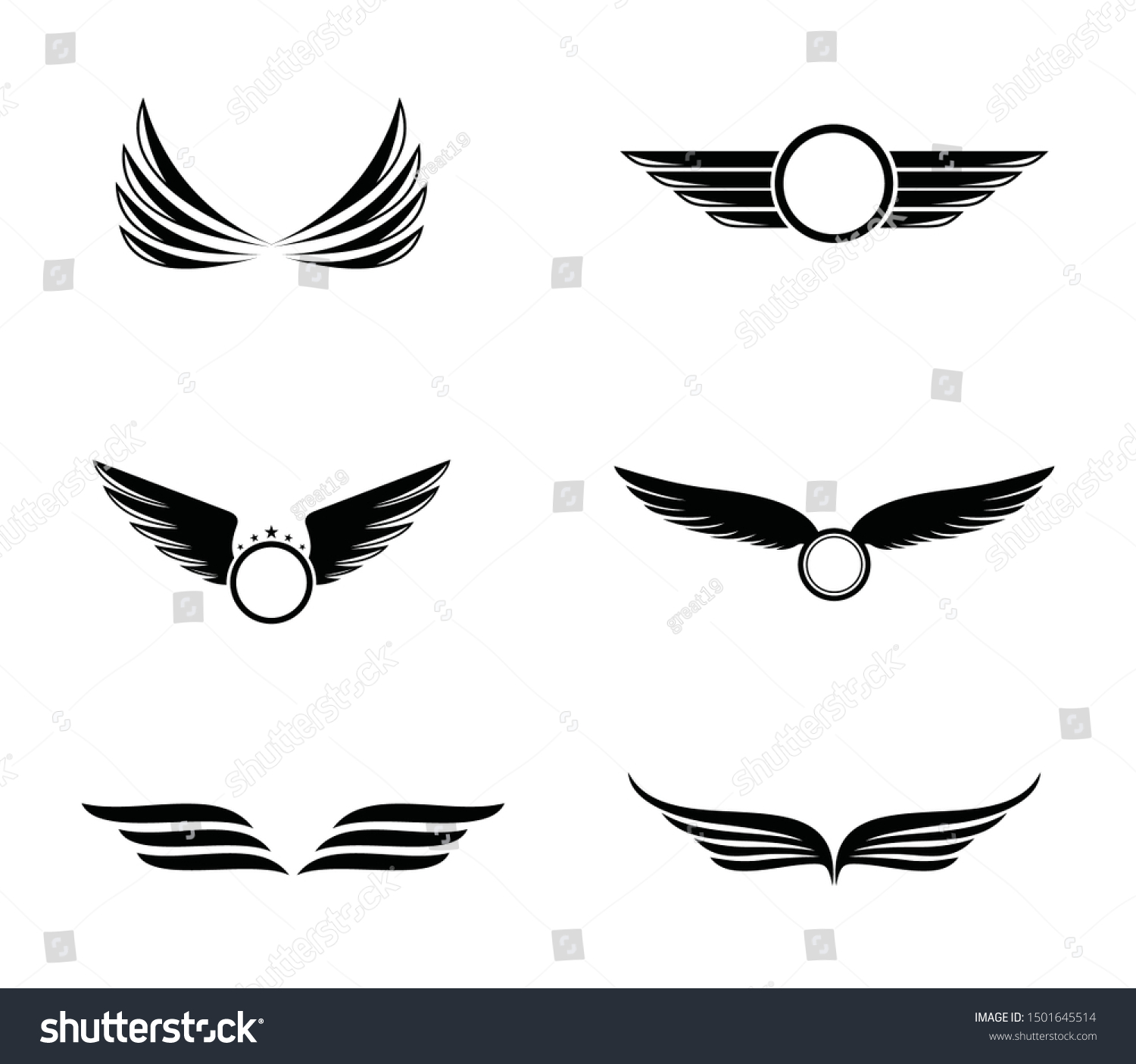 Eagle Wing Modern Vector Logo Design Stock Vector Royalty Free