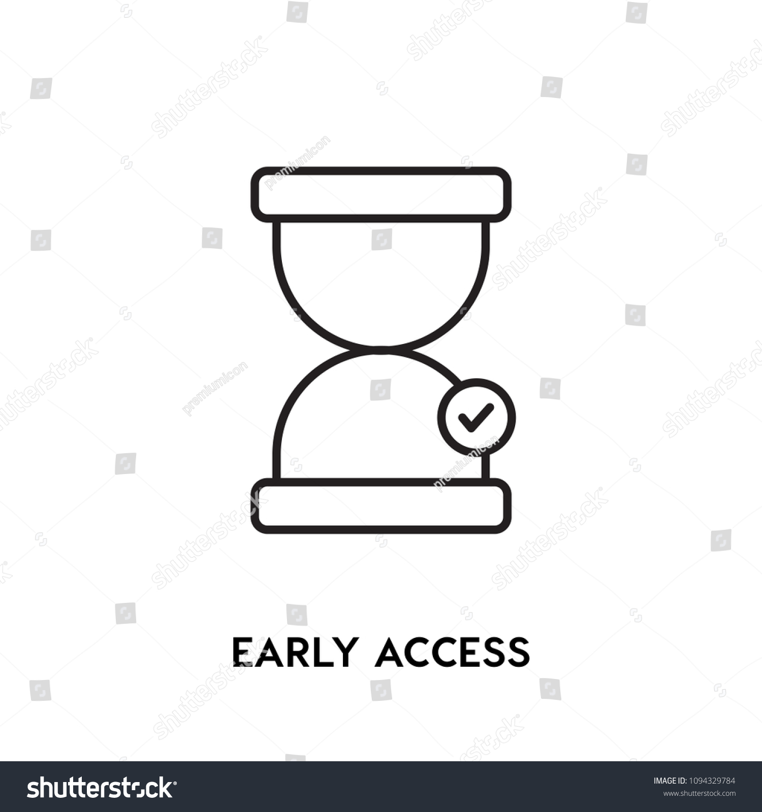 Early Access Vector Icon Beta Version Stock Vector (Royalty Free ...