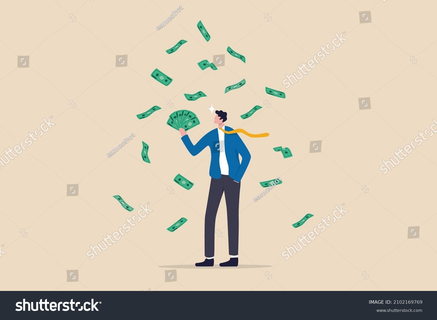 Earn Money Make Profit Investment Savings Stock Vector (royalty Free 