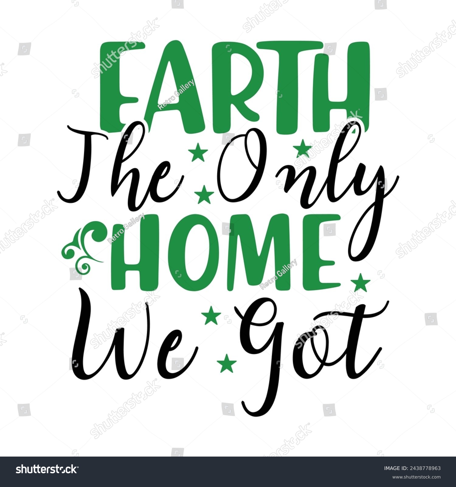 SVG of Earth Day Design, t-shirt, typography, vector, Retro, sublimation design,  svg